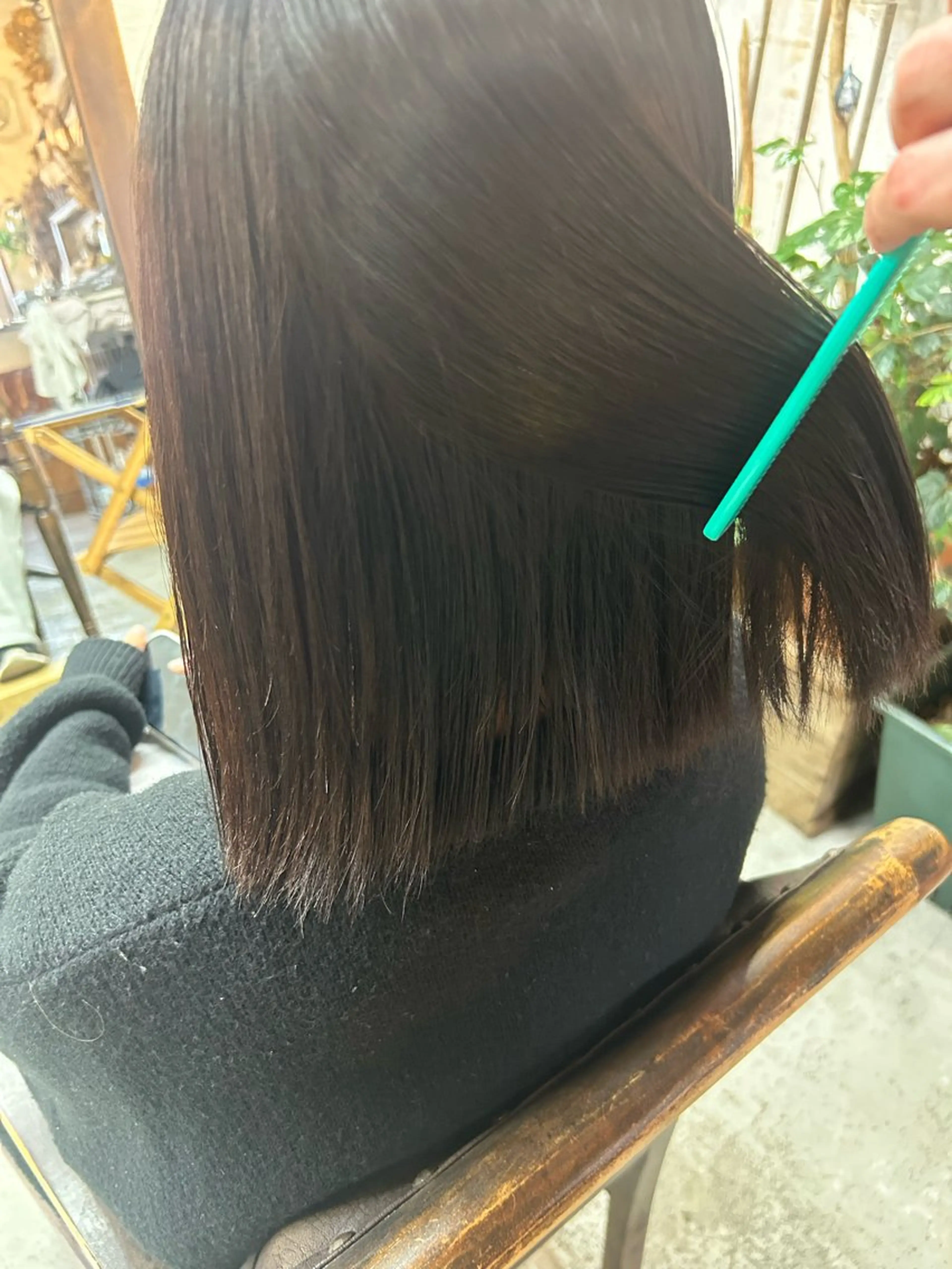 縮毛矯正＋トリートメントの写真