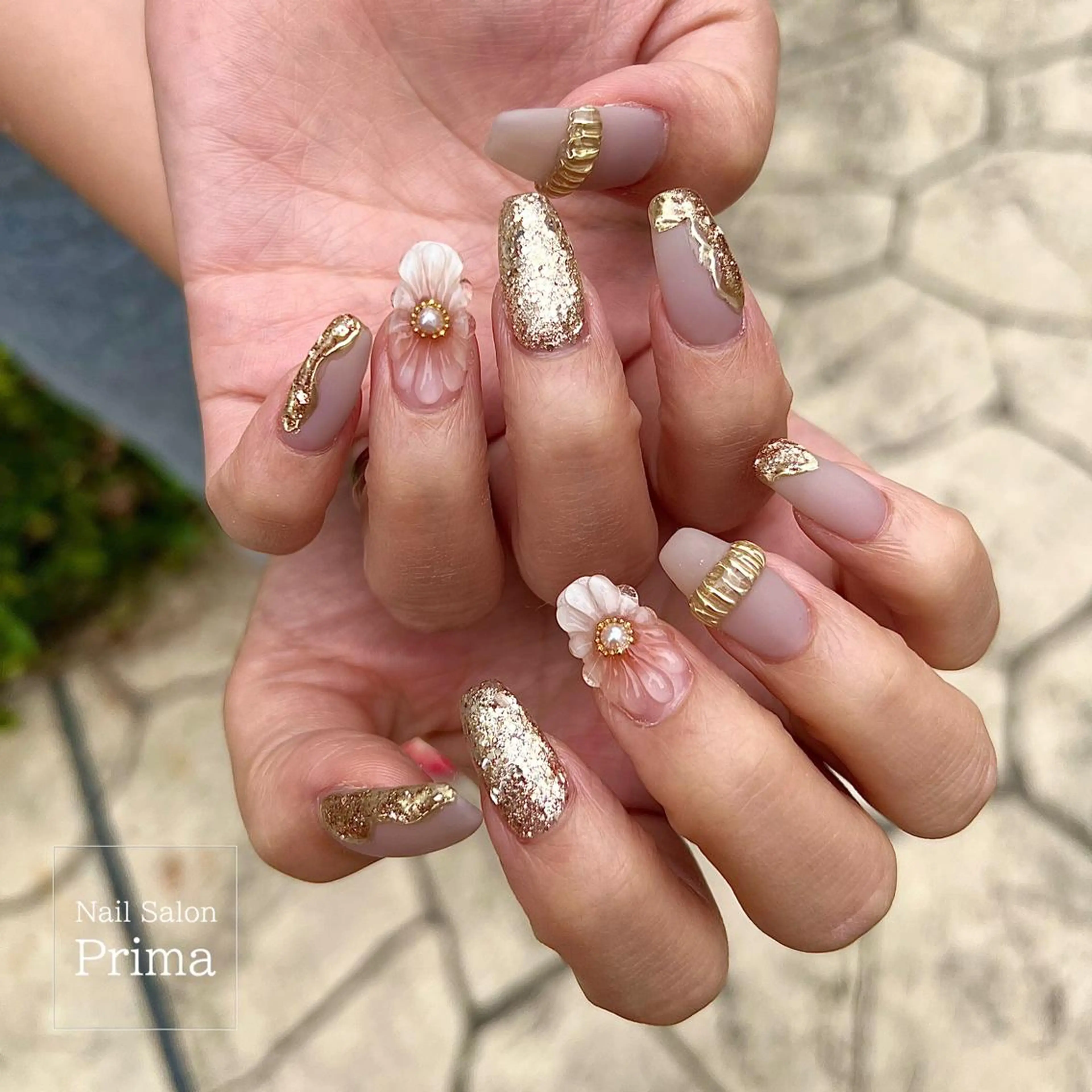セミロング ネイル SalonPrima Nail & Eyeのネイルデザイン