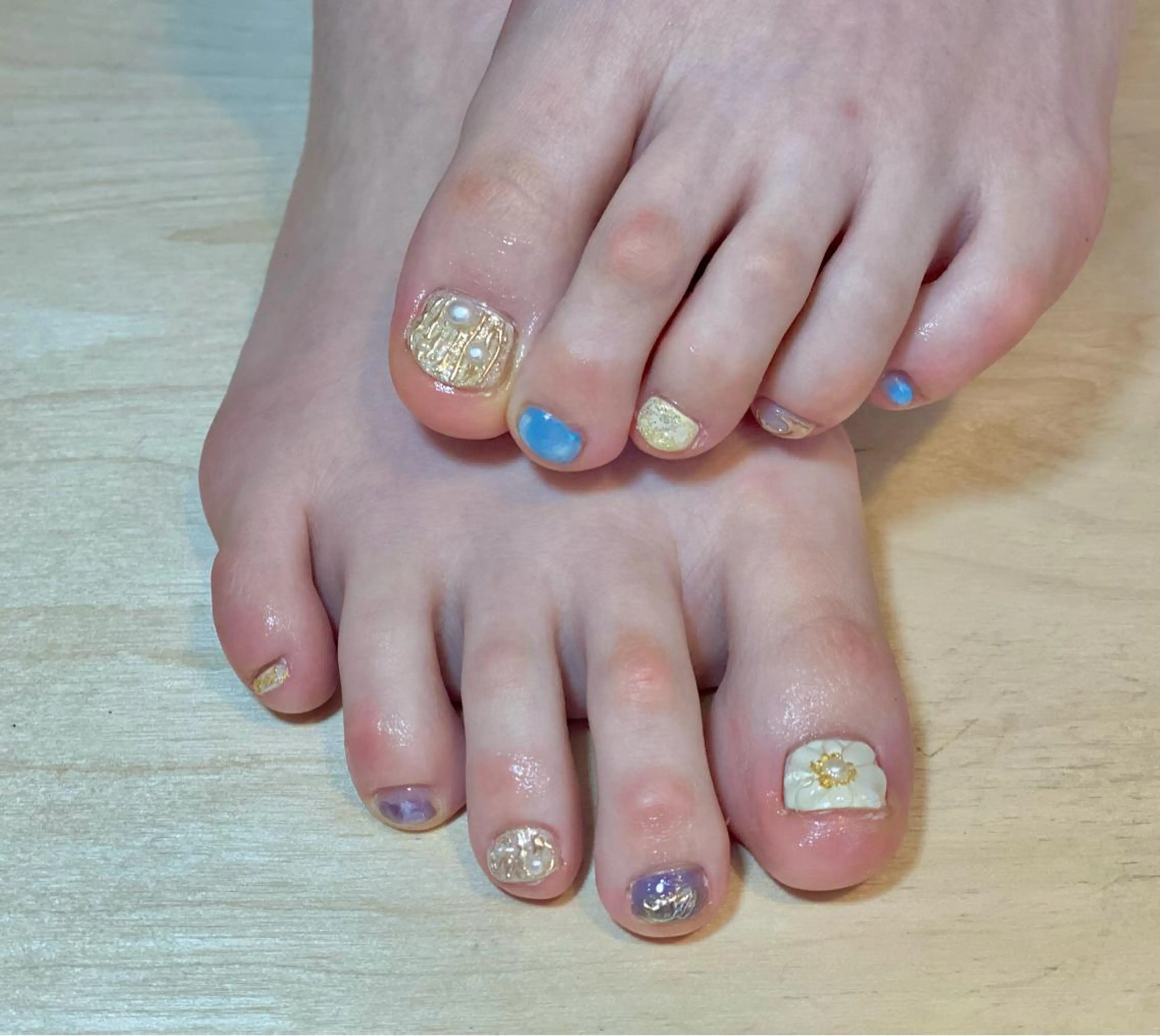 キッズ ネイル マツエク・マツパ 韓国風マツエク アートネイル フットネイル 韓国ネイル ニュアンスネイル おうちネイルサロン RINAのその他イメージ