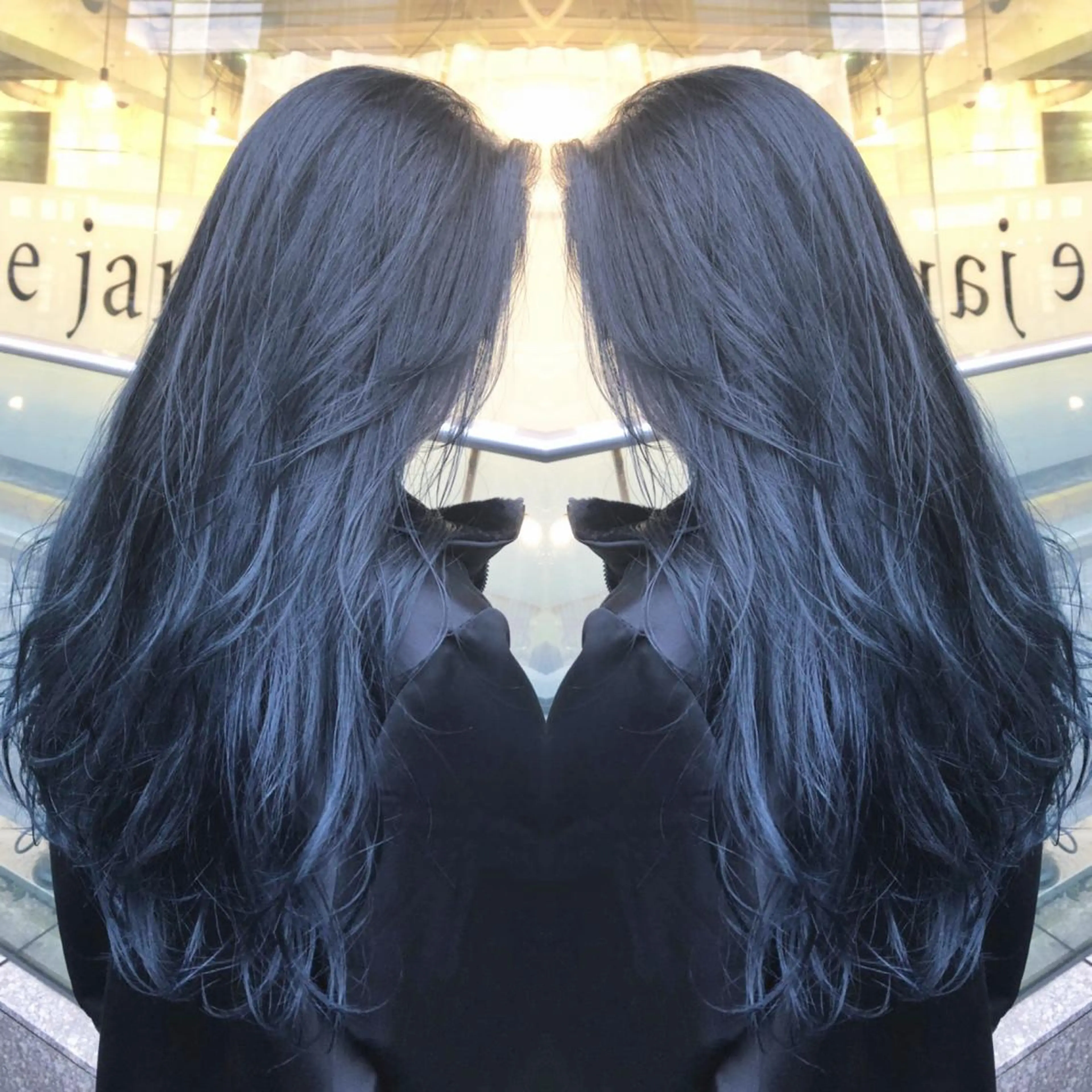 ロング カラー ブルーカラー ブルージュ 青木 茂樹⭐️ 透明感カラーのヘアスタイル