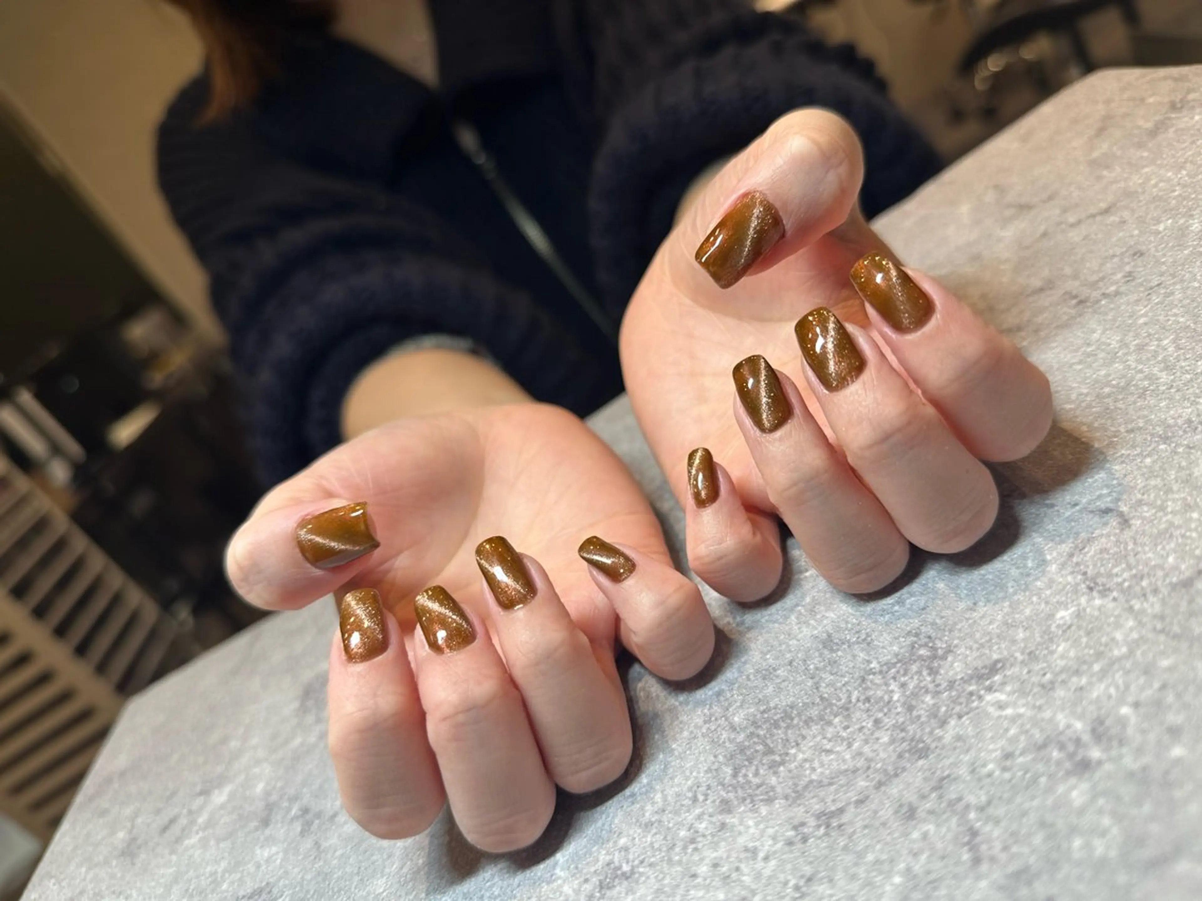 （オフあり）マグネット🧲ネイル✨【オフ無料】の写真