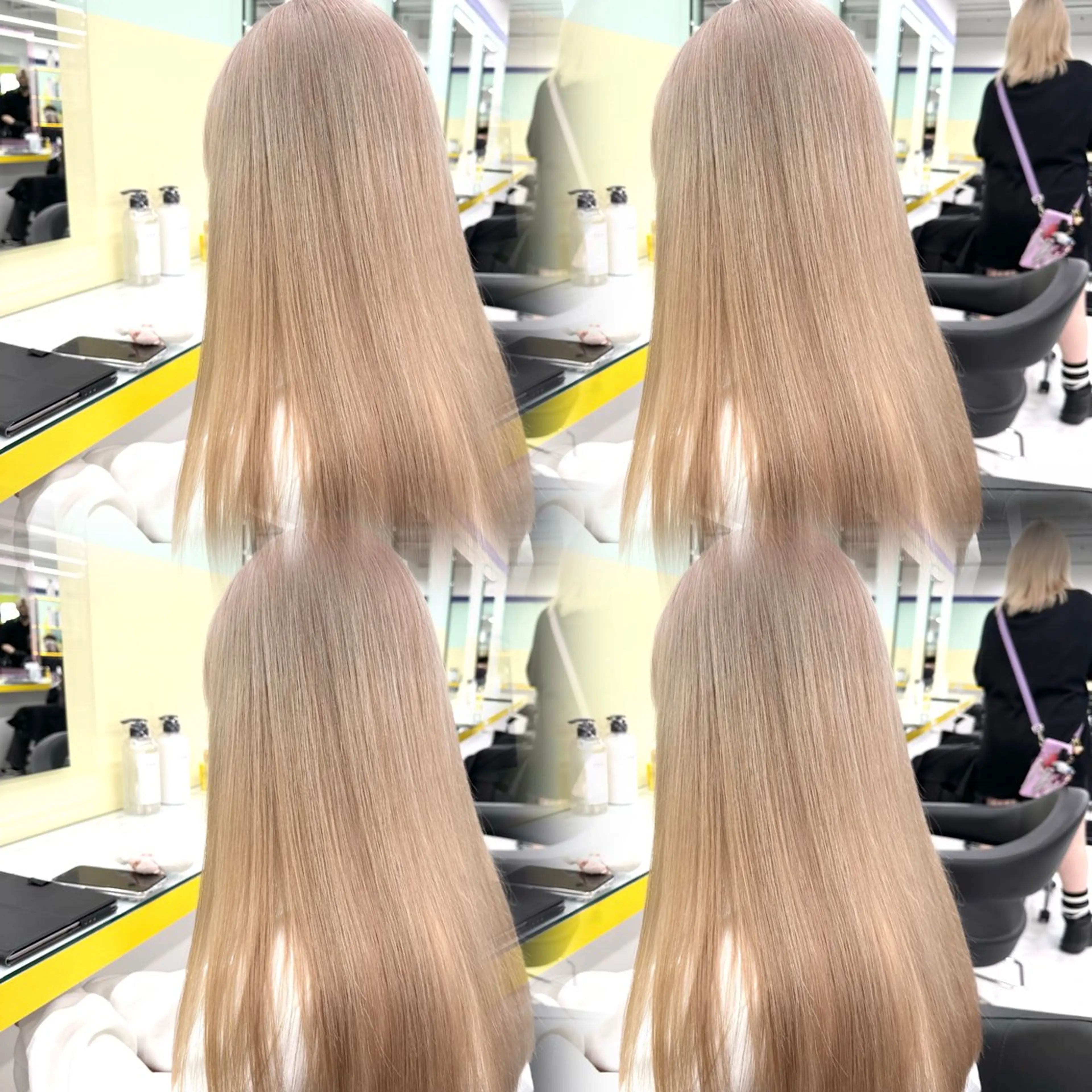 ロング カラー ハイトーン/レイヤー 透明感/瑶平のヘアスタイル