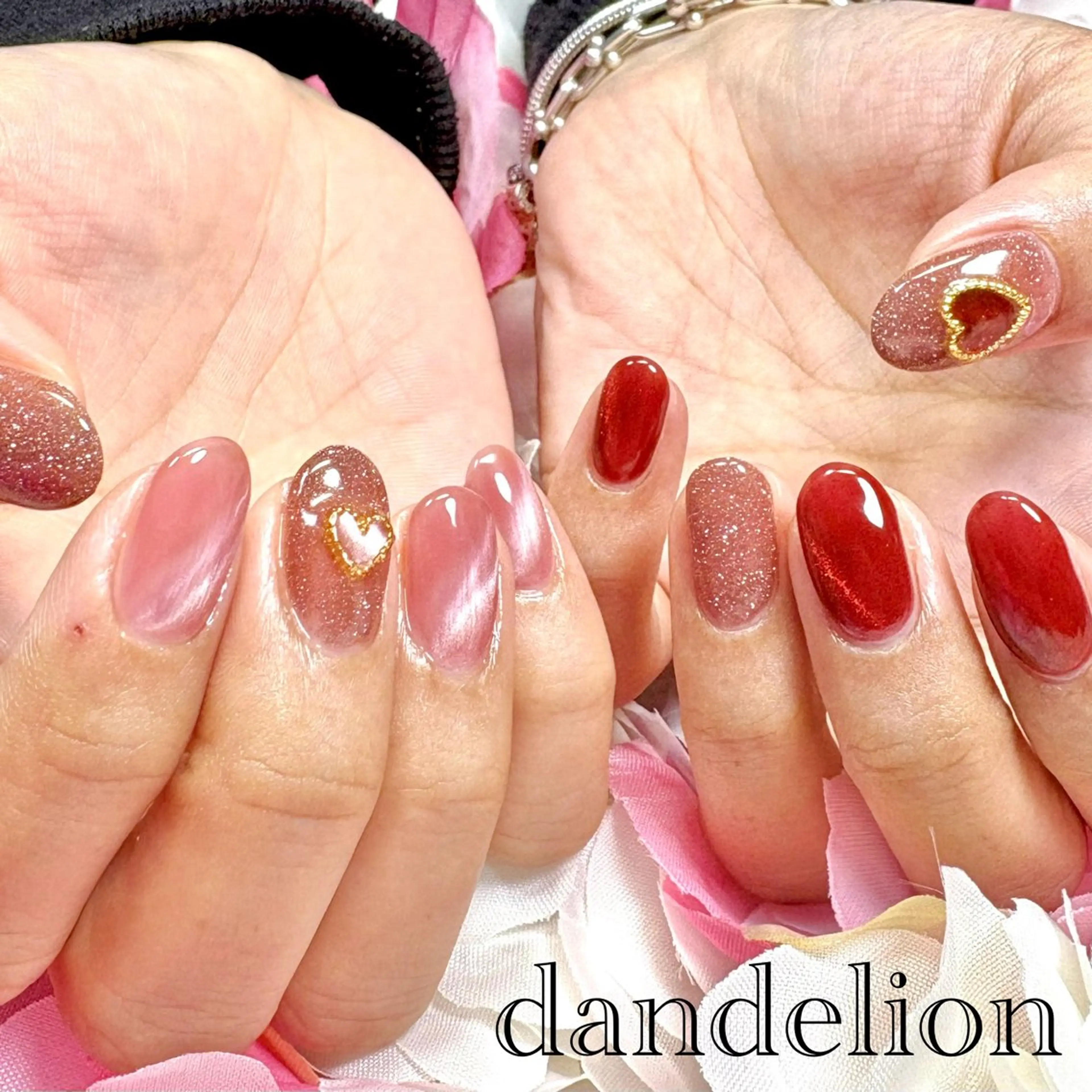 ネイル ハンドネイル ハンドケア dandelion ダンデライオンのネイルデザイン