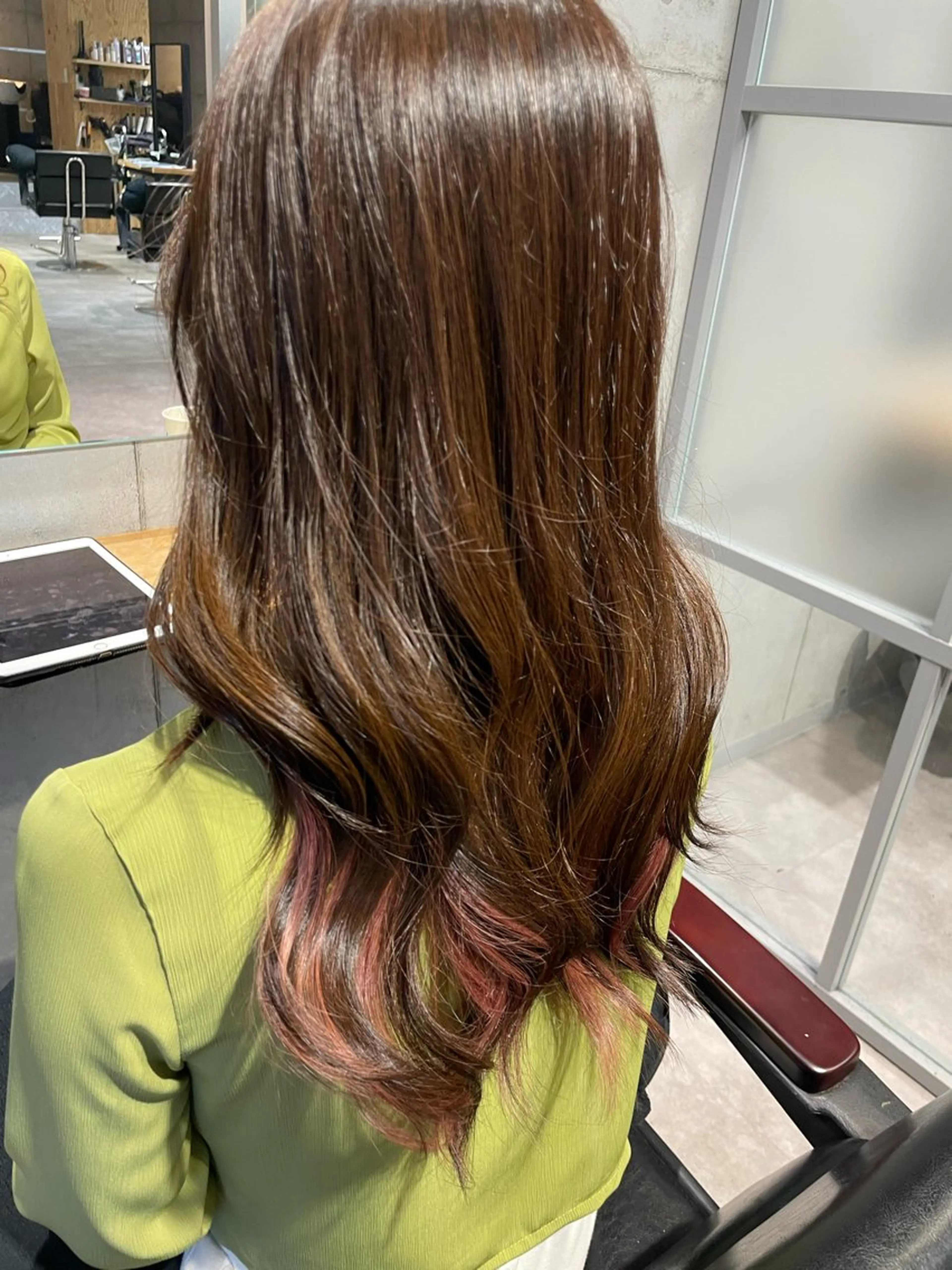 ロング カラー ピンクカラー 😎newi池袋😎 ミタショウタのヘアスタイル