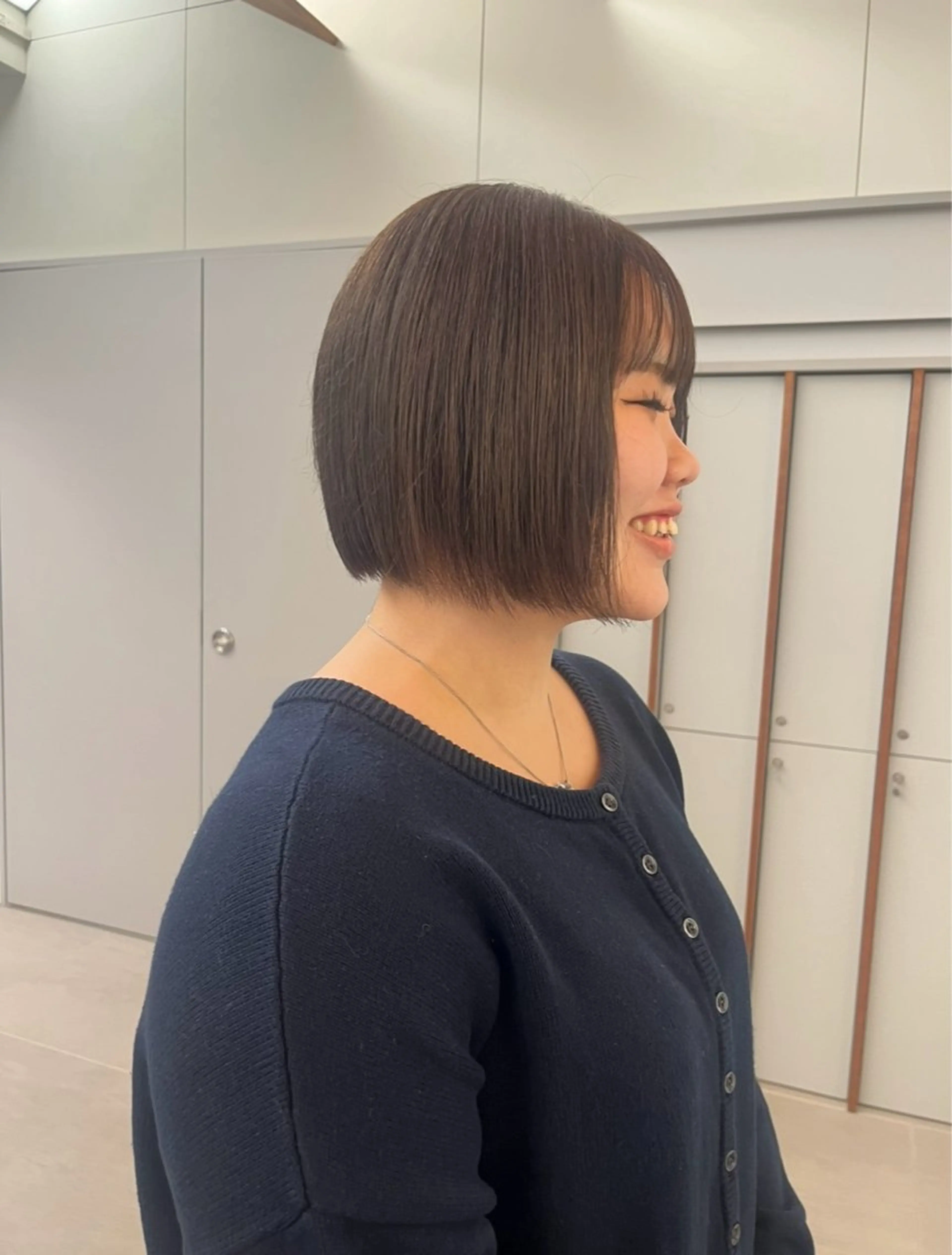 ショート カラー ブリーチ グレージュ LOREN AO所属・名古屋透明感カラー /LOREN RIOのヘアスタイル