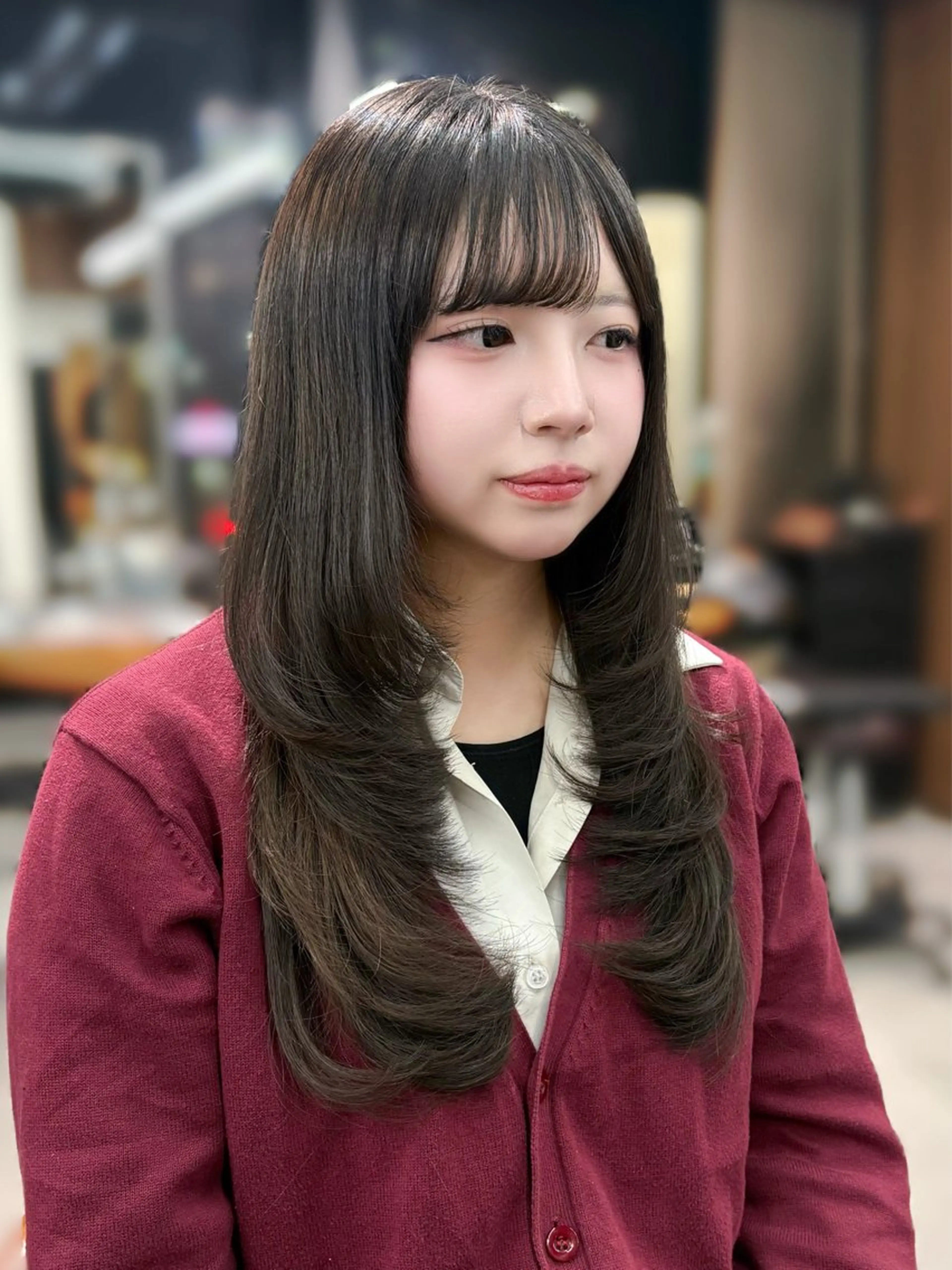 ロング 韓国ヘア/ ミラノのヘアスタイル