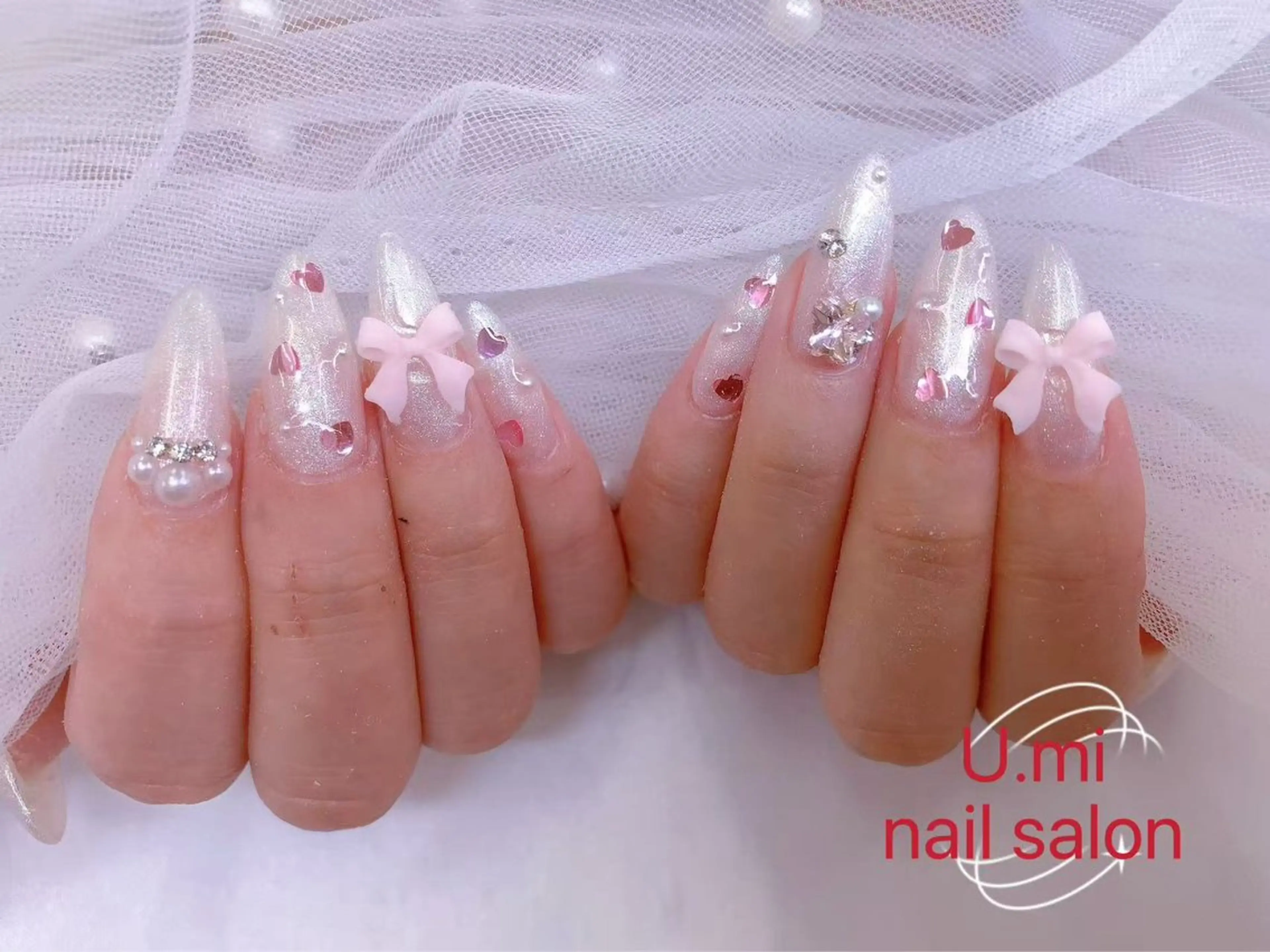 ネイル U・mi  nail salon【長さ出し/パラジェル/持ち込み/定額ネイル/学割U24】所属・Uminail ゆうゆうのネイルデザイン
