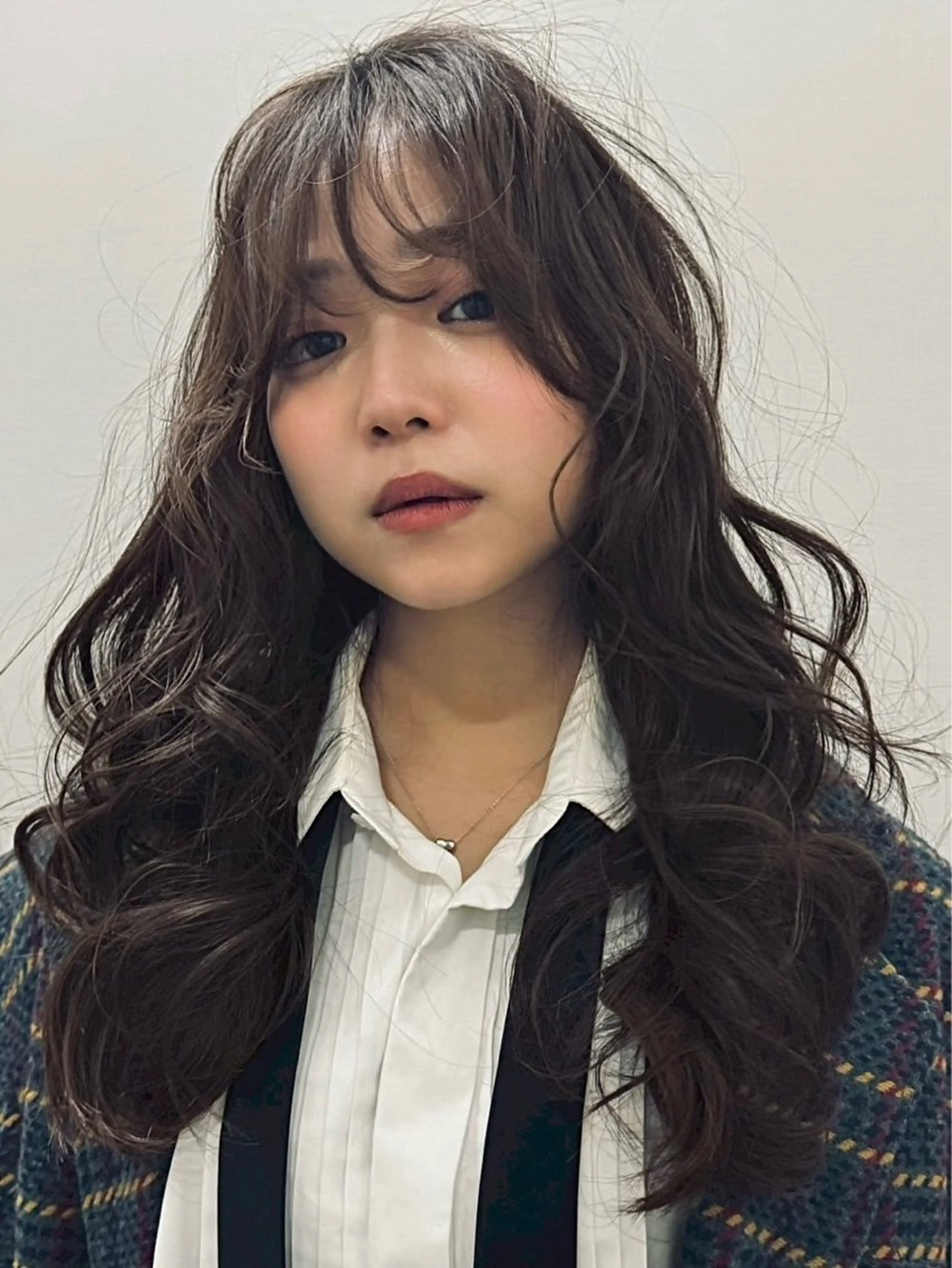 セミロング 🩵縮毛矯正・ボブ 岩原朋也🩵のヘアスタイル