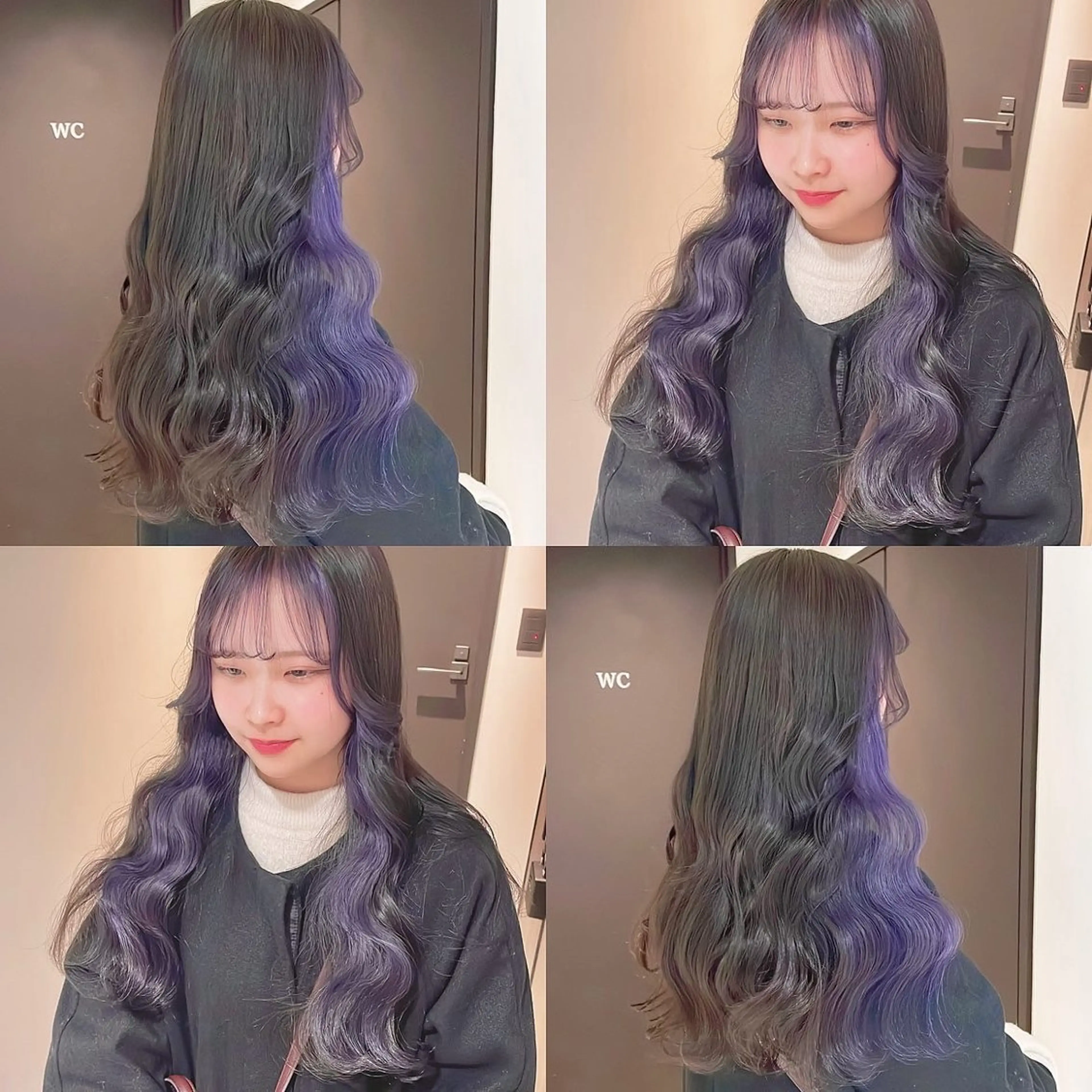 カラー ヘアカラー トリートメント 渋谷:インナーカラー ／🍒エリカ🍒のヘアスタイル