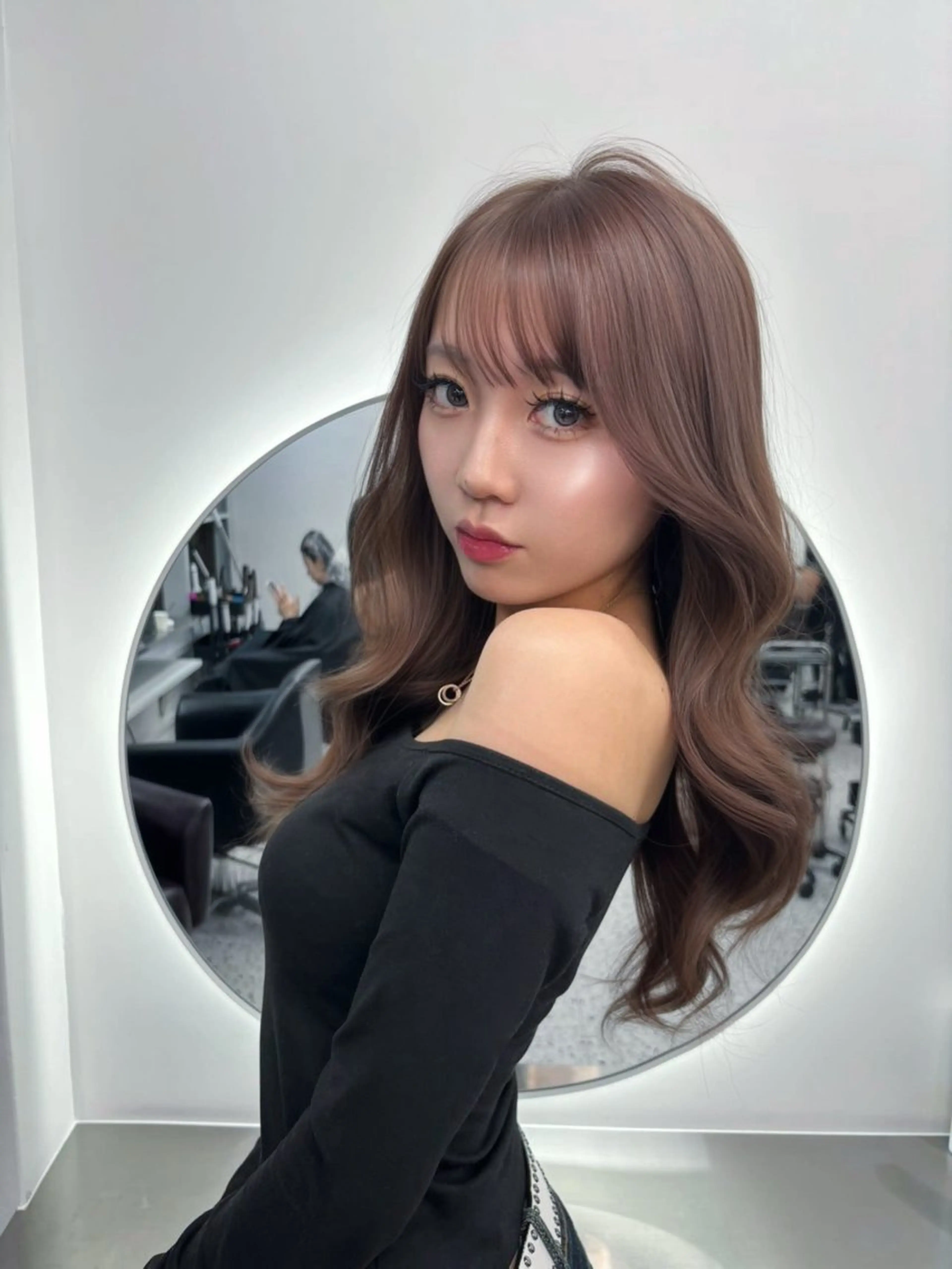 ロング ヘアカラー トリートメント 🩵透明感艶髪 縮毛矯正masa🩵のヘアスタイル