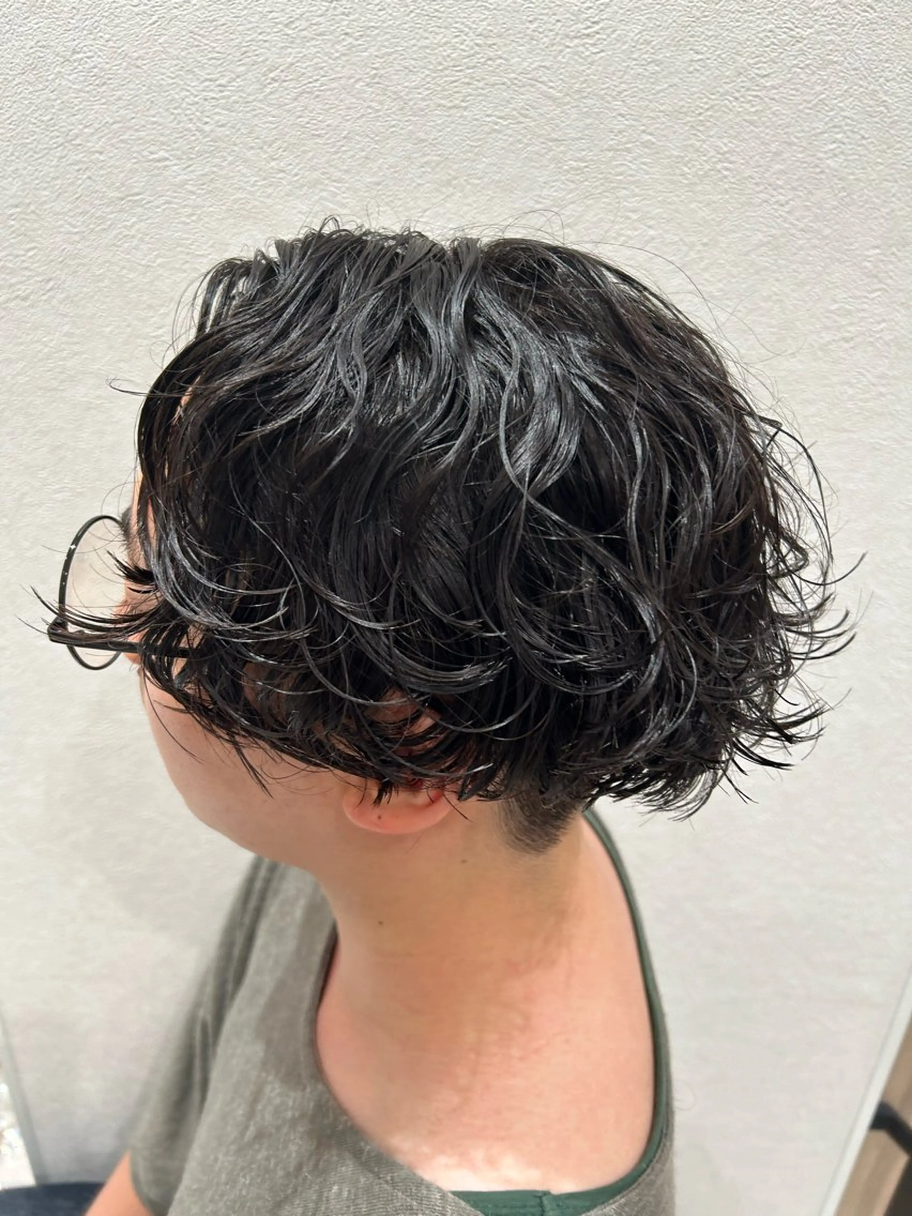 パーマ メンズ 波巻きパーマ カット パーマ パーマ/ハイトーン 🌀中川航亜🌀のヘアスタイル