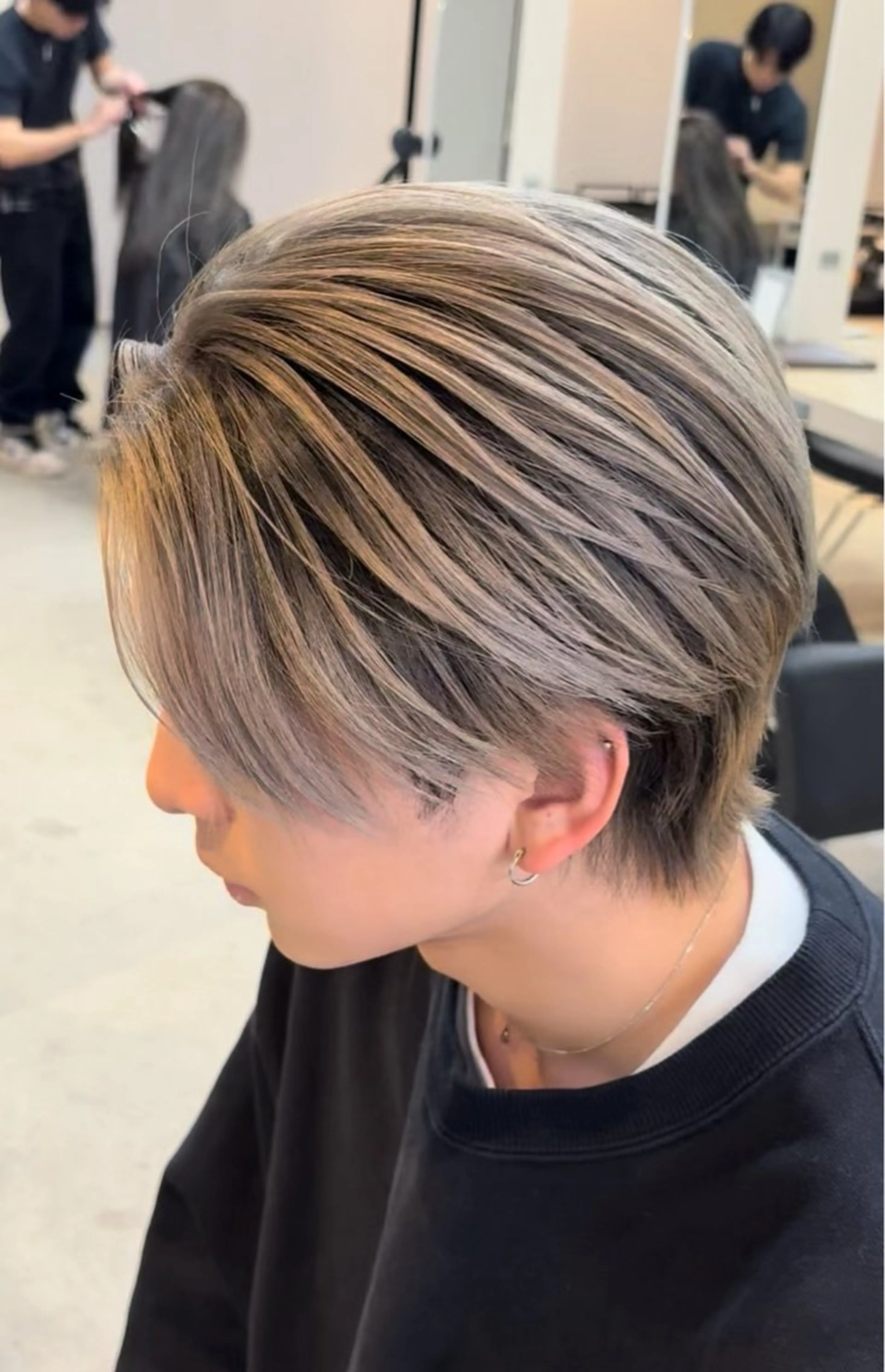 【メンズ限定】ヘアカラー×バレイヤージュの写真