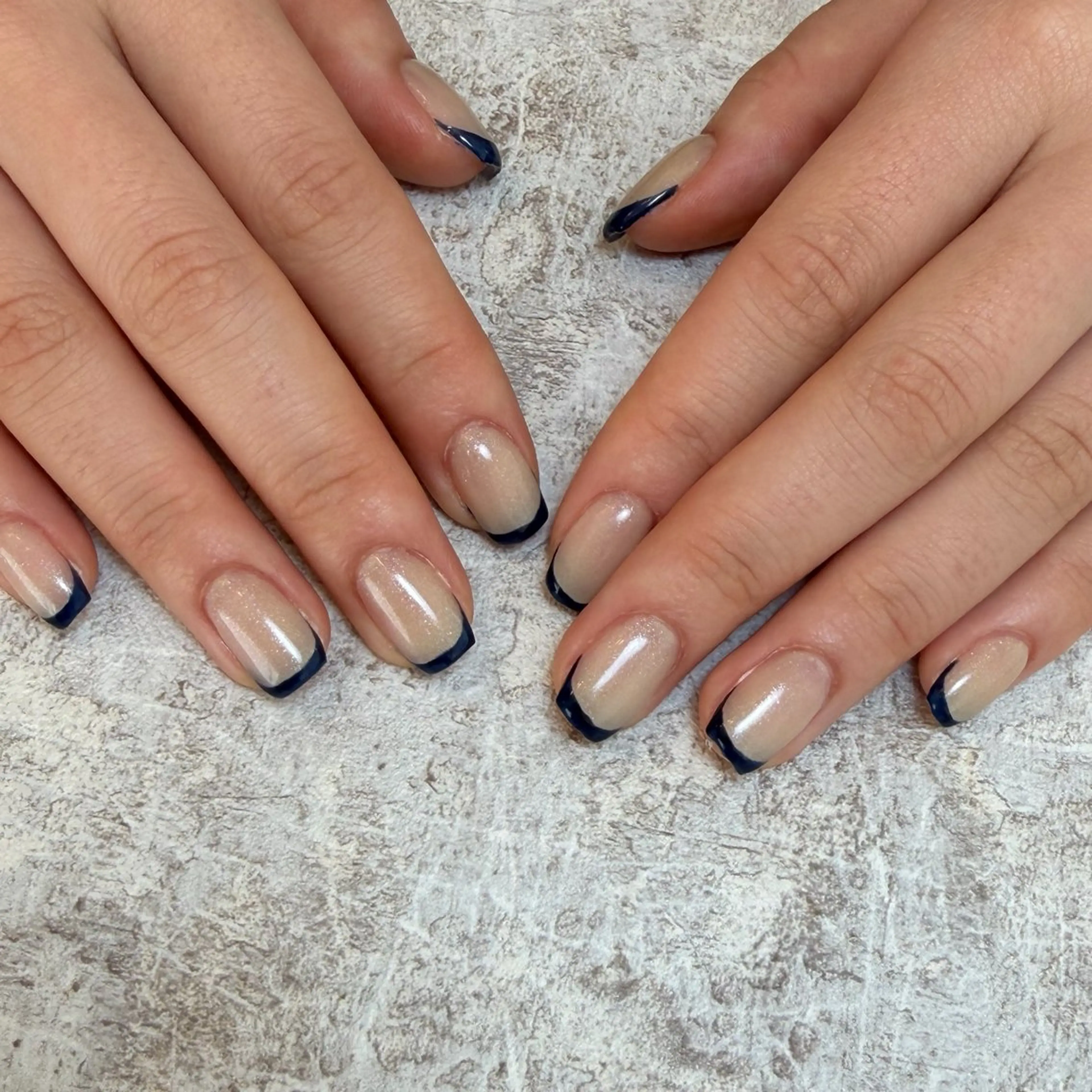 ネイル フレンチネイル 自由が丘サロン あやめ💅のネイルデザイン