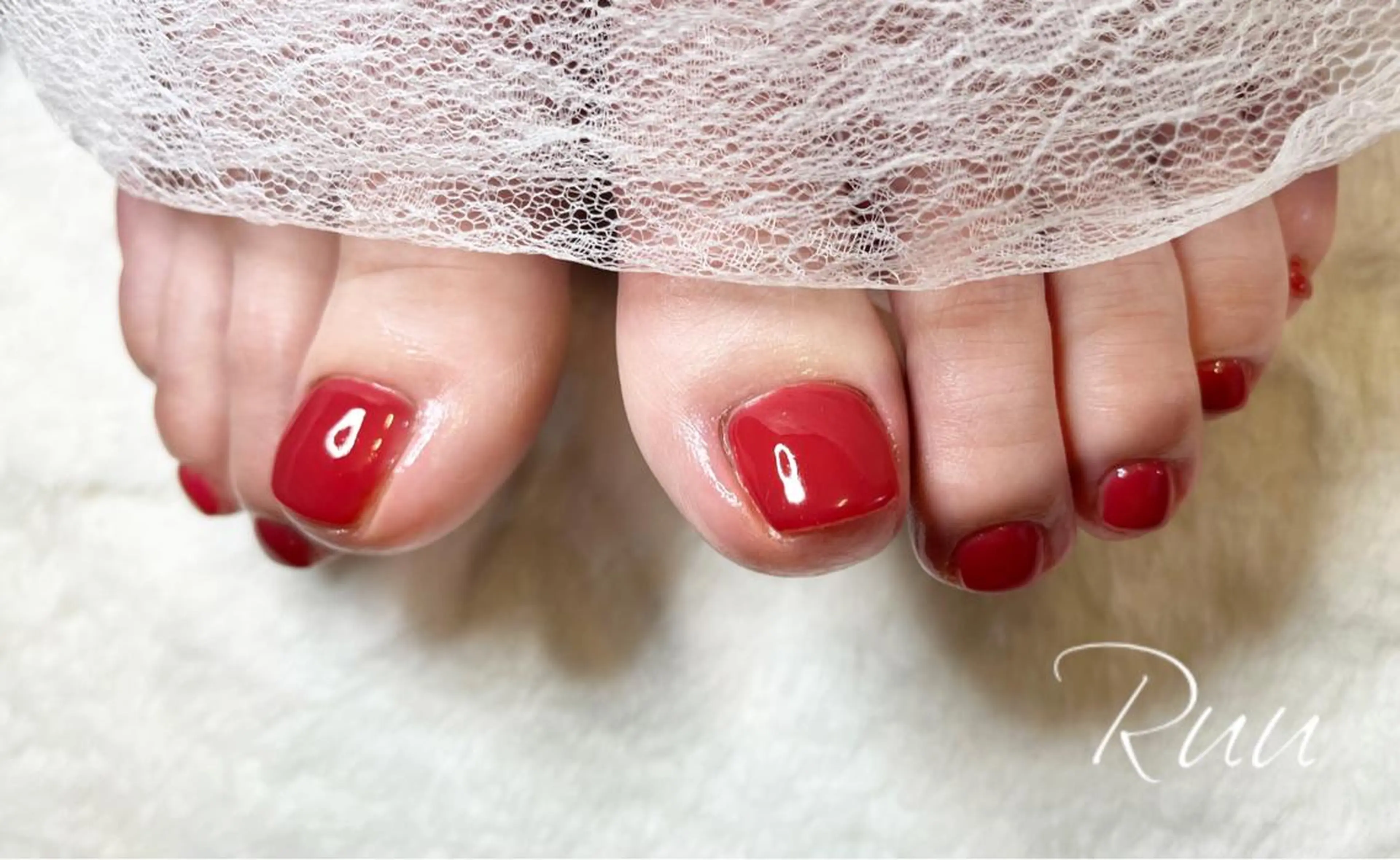 ネイル アートネイル フットネイル フレンチネイル キラキラネイル 韓国ネイル Nail salon Ruuのネイルデザイン