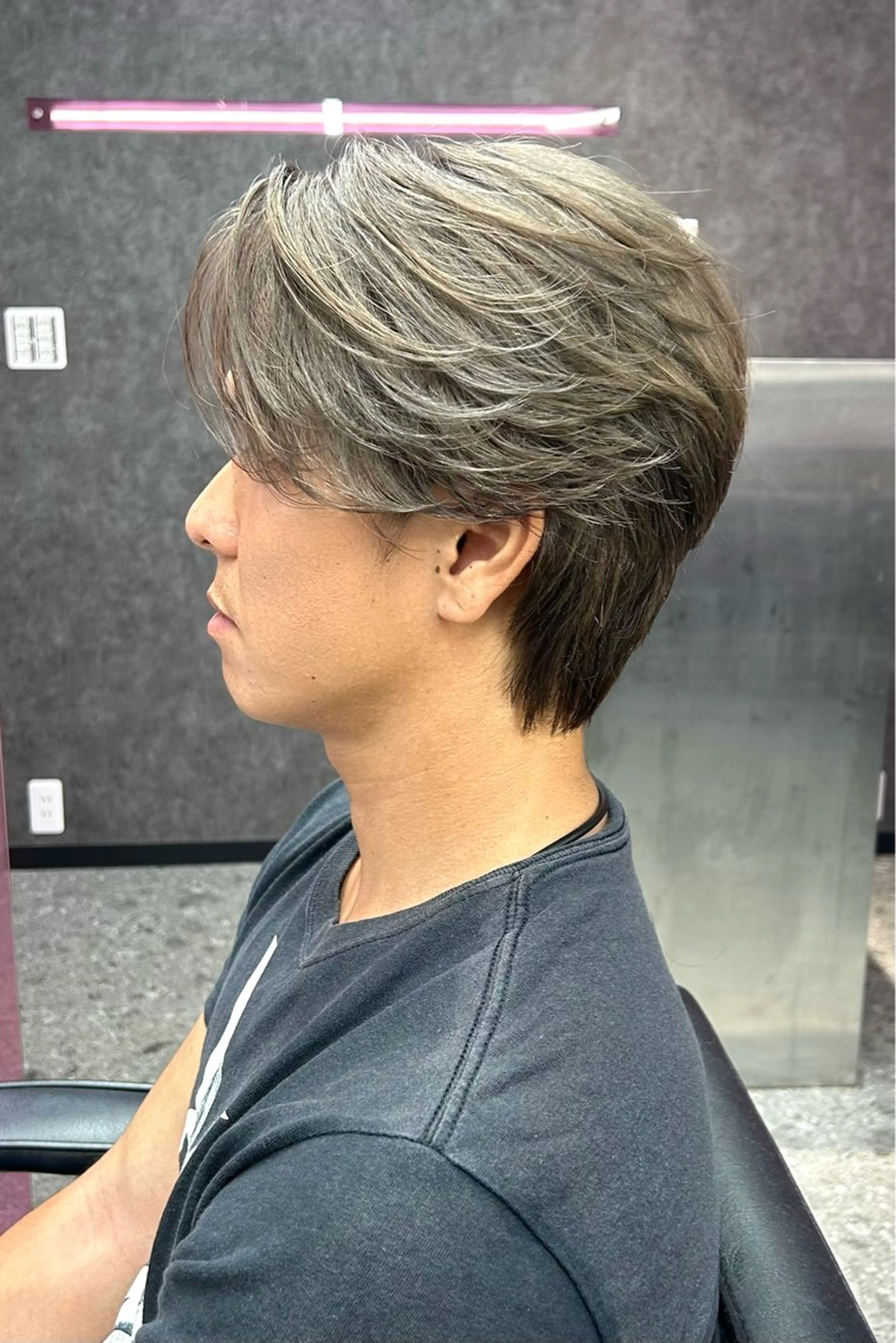 ショート カラー メンズ カット ヘアセット メンズスタイリスト 前田雄輝のヘアスタイル