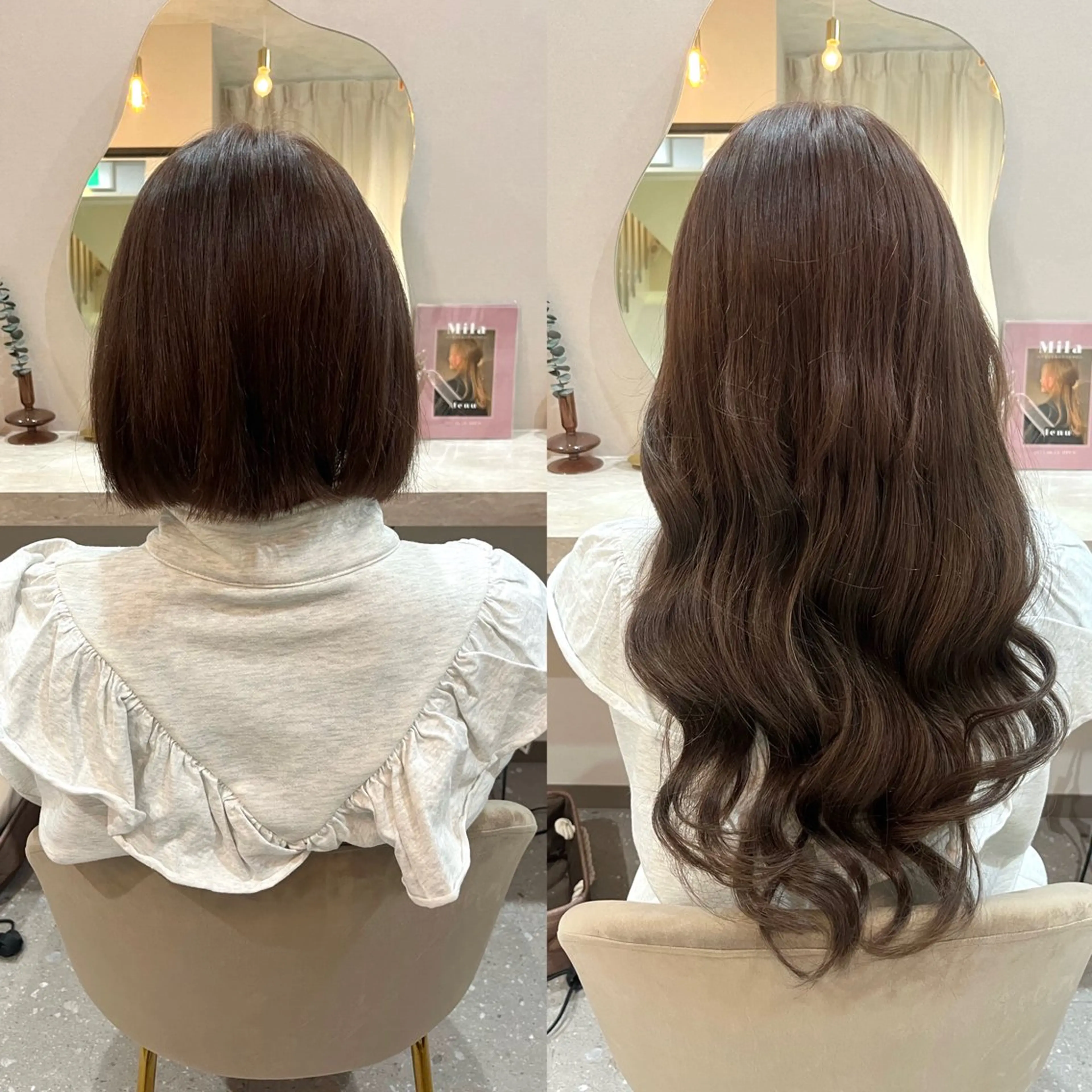 ロング ヘアアレンジ エクステ Mila Akariのヘアスタイル