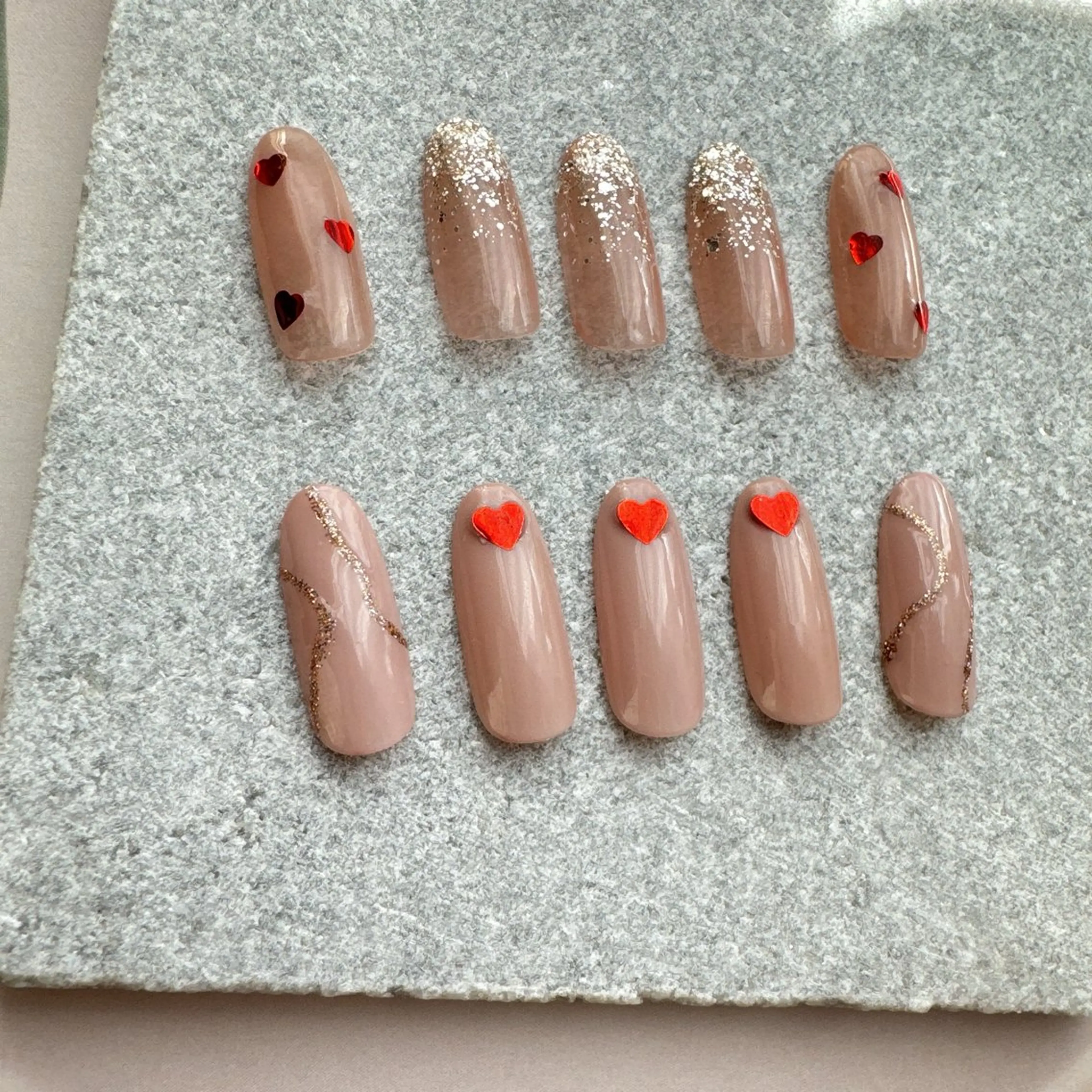 ネイル バレンタイン N.plus NaiLのネイルデザイン