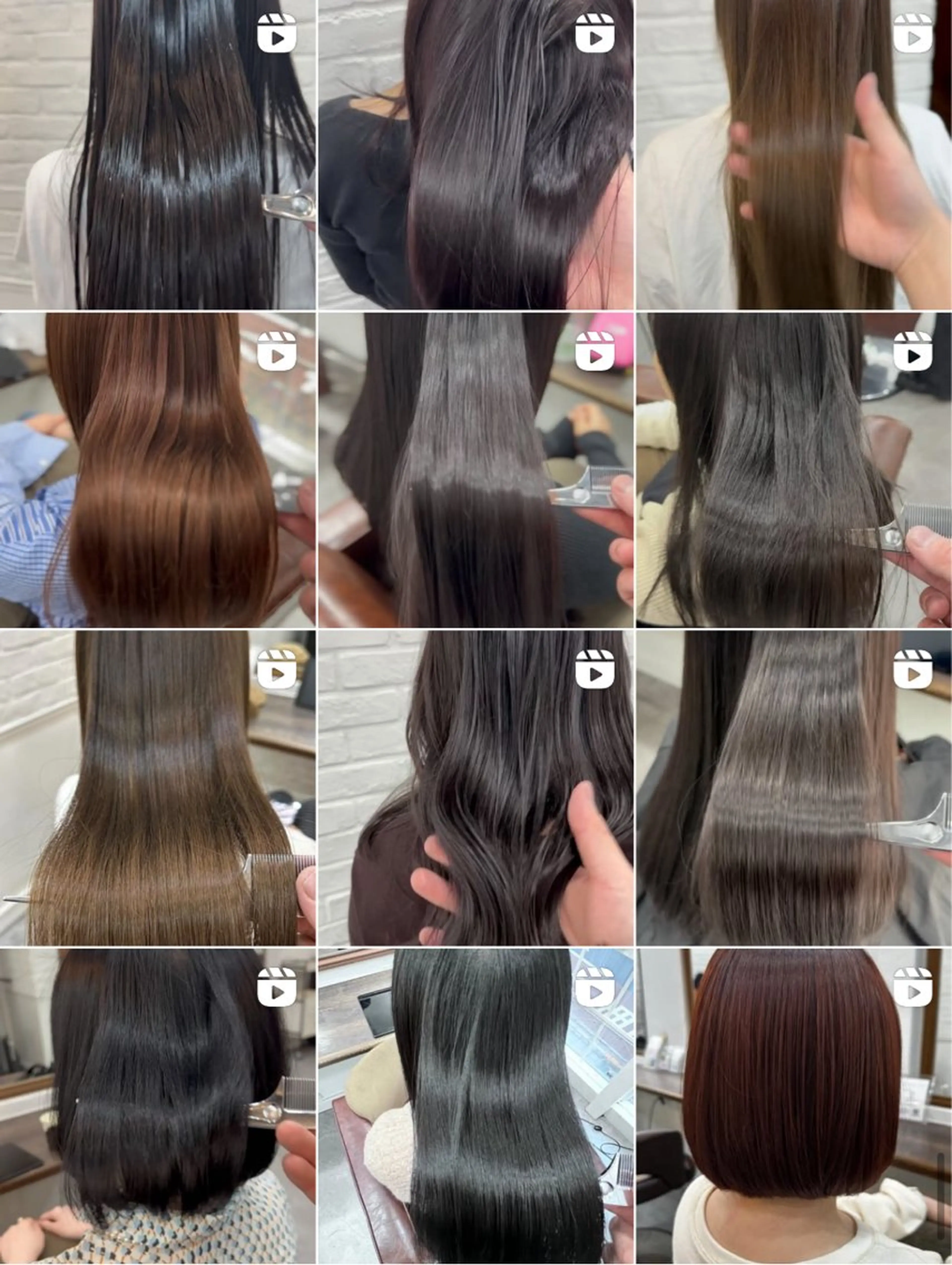 ロング パーマ 髪質改善 縮毛矯正 ストレートパーマ カット 縮毛矯正 トリートメント MIG×LIG  ミグバイリグ所属・✨縮毛矯正✨ 知念あたるのヘアスタイル