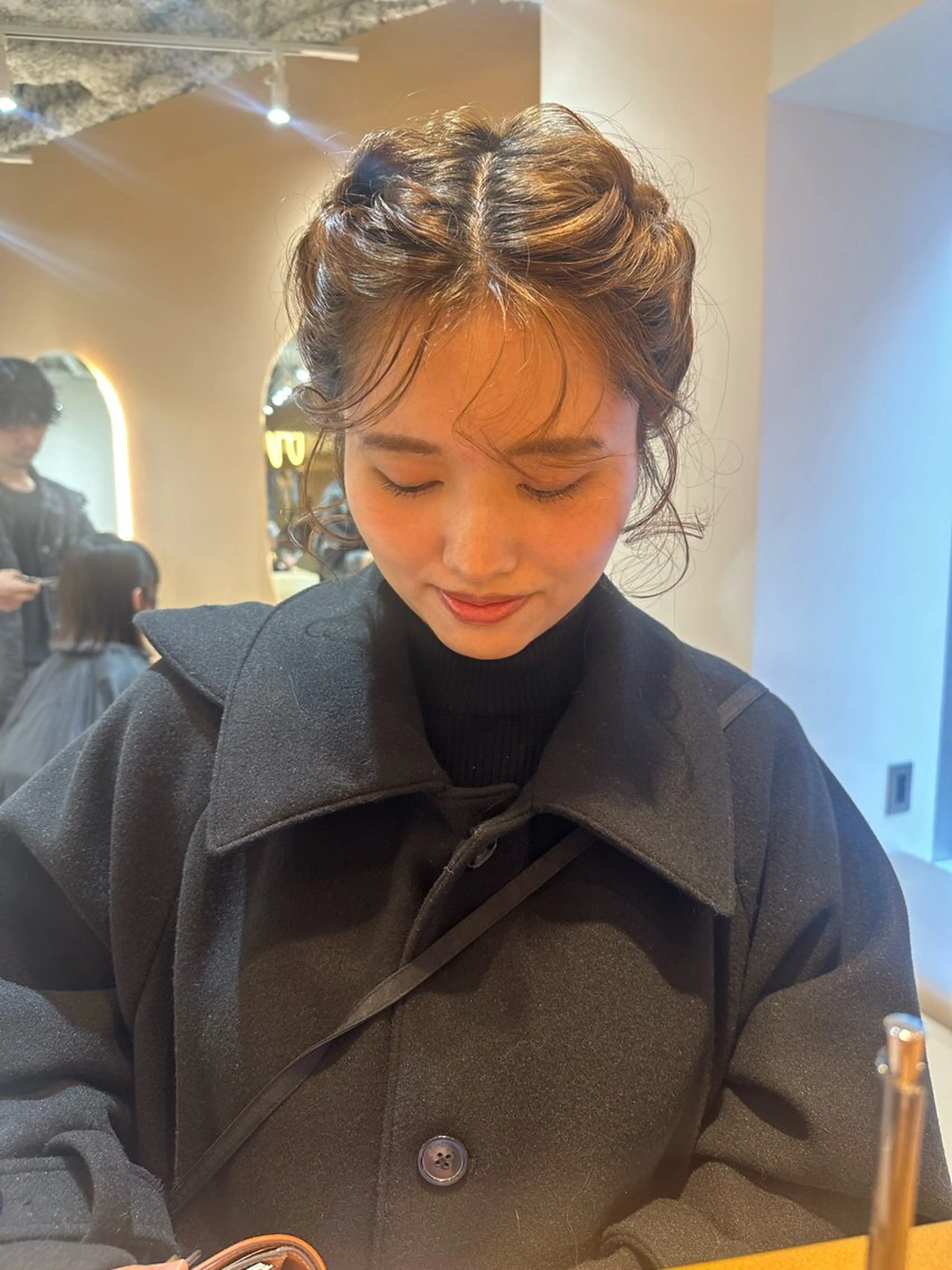 ミディアム AYAKA 下北沢suuのヘアスタイル