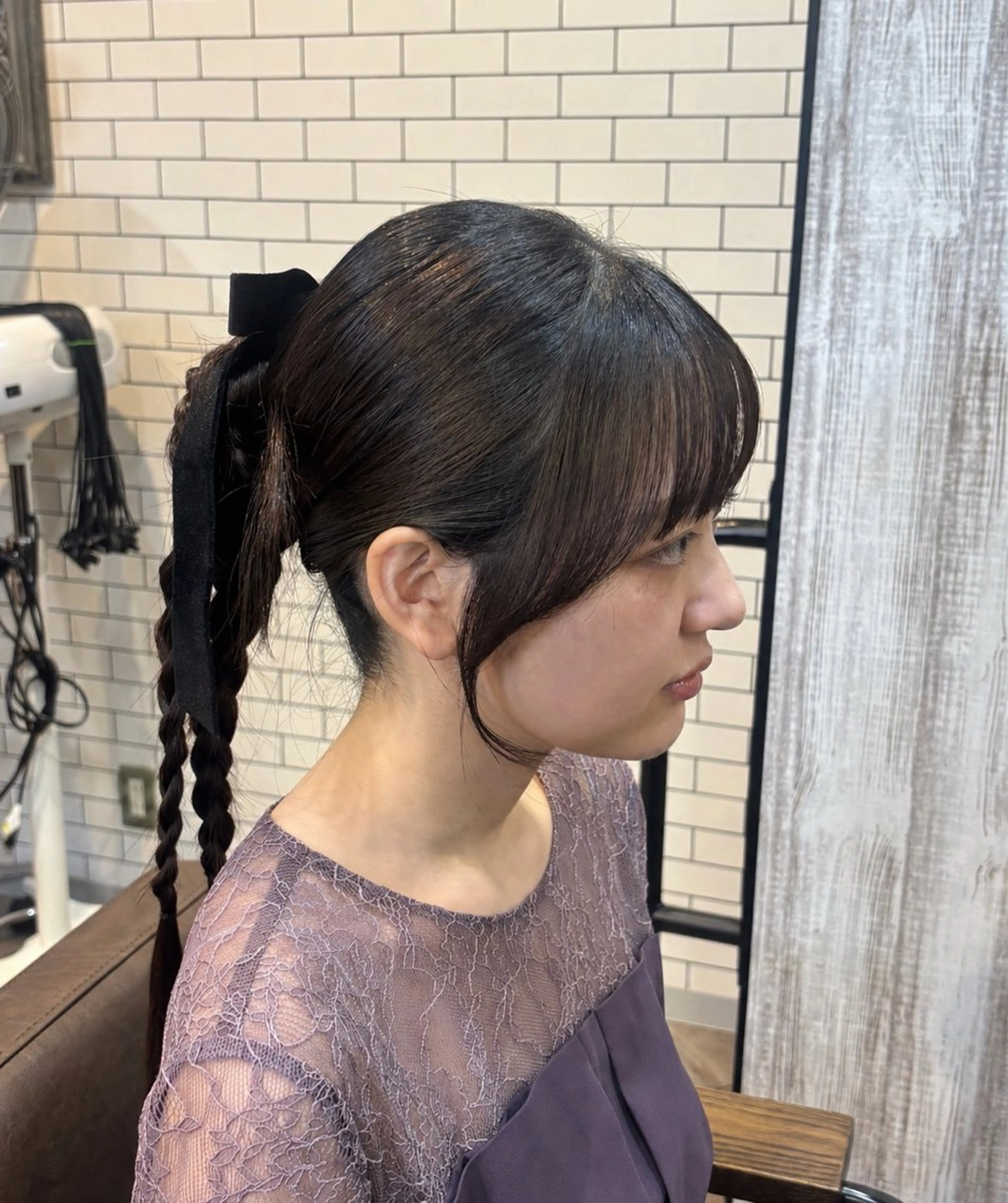 前髪カット＋顔周りカット(もみあげも含む)の写真