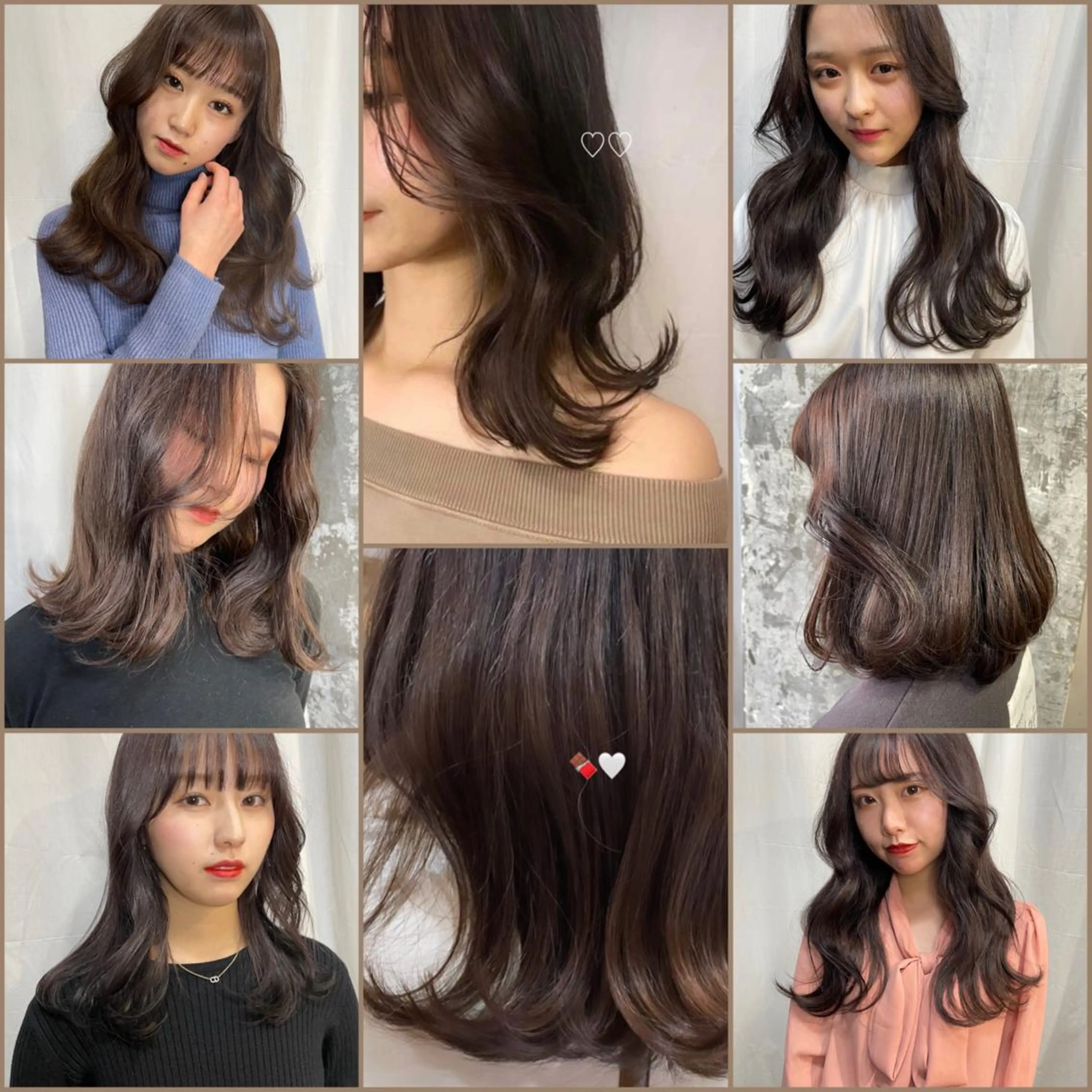 ミディアム カラー ヘアアレンジ 髙塚碧🇰🇷 韓国ヘア🎗️のヘアスタイル