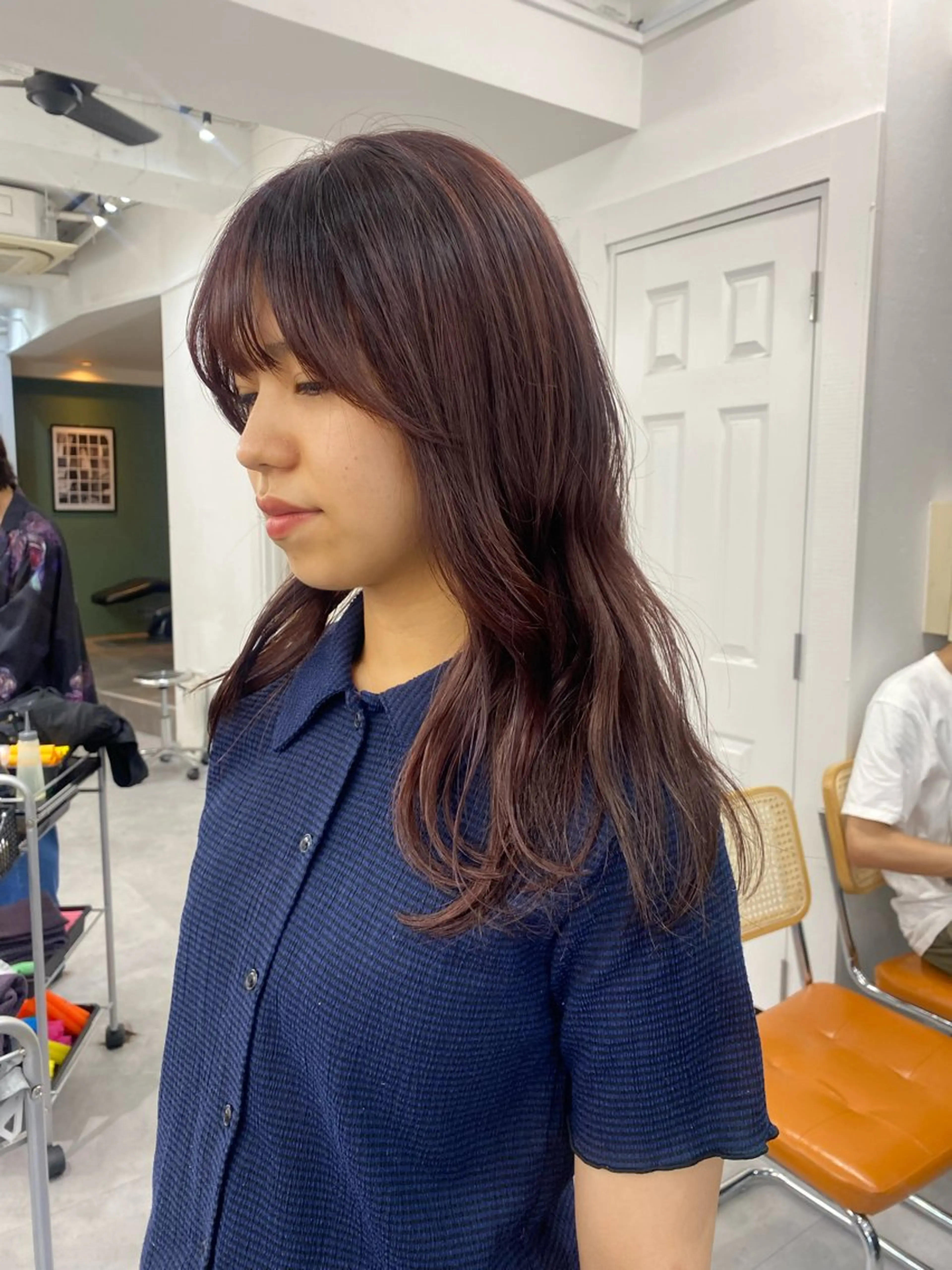 ロング カラー レイヤーボブ/ 艶カラー/サナ🌼のヘアスタイル