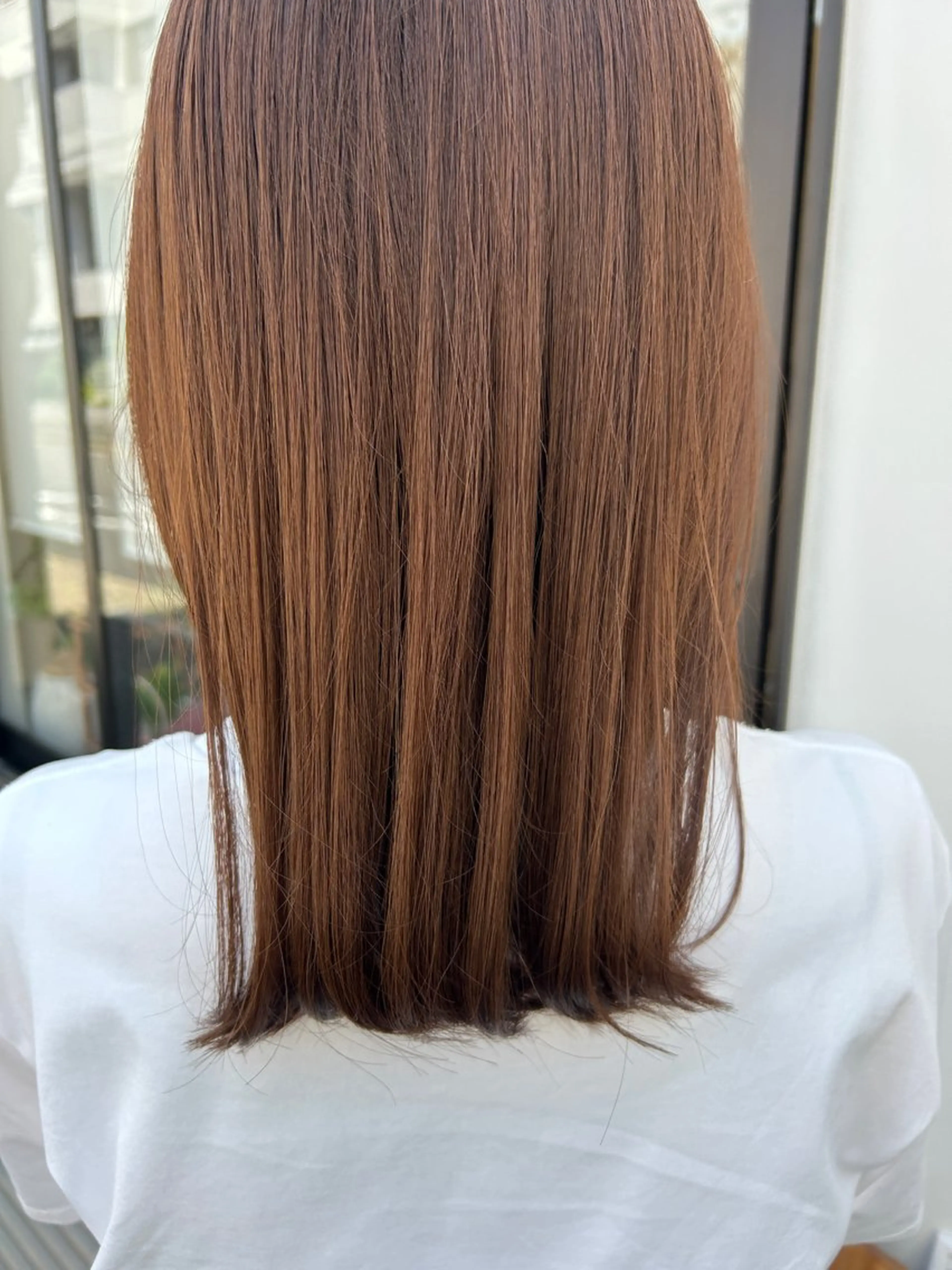 ロング パーマ 髪質改善 縮毛矯正 カット トリートメント 久木原 ゆりのヘアスタイル