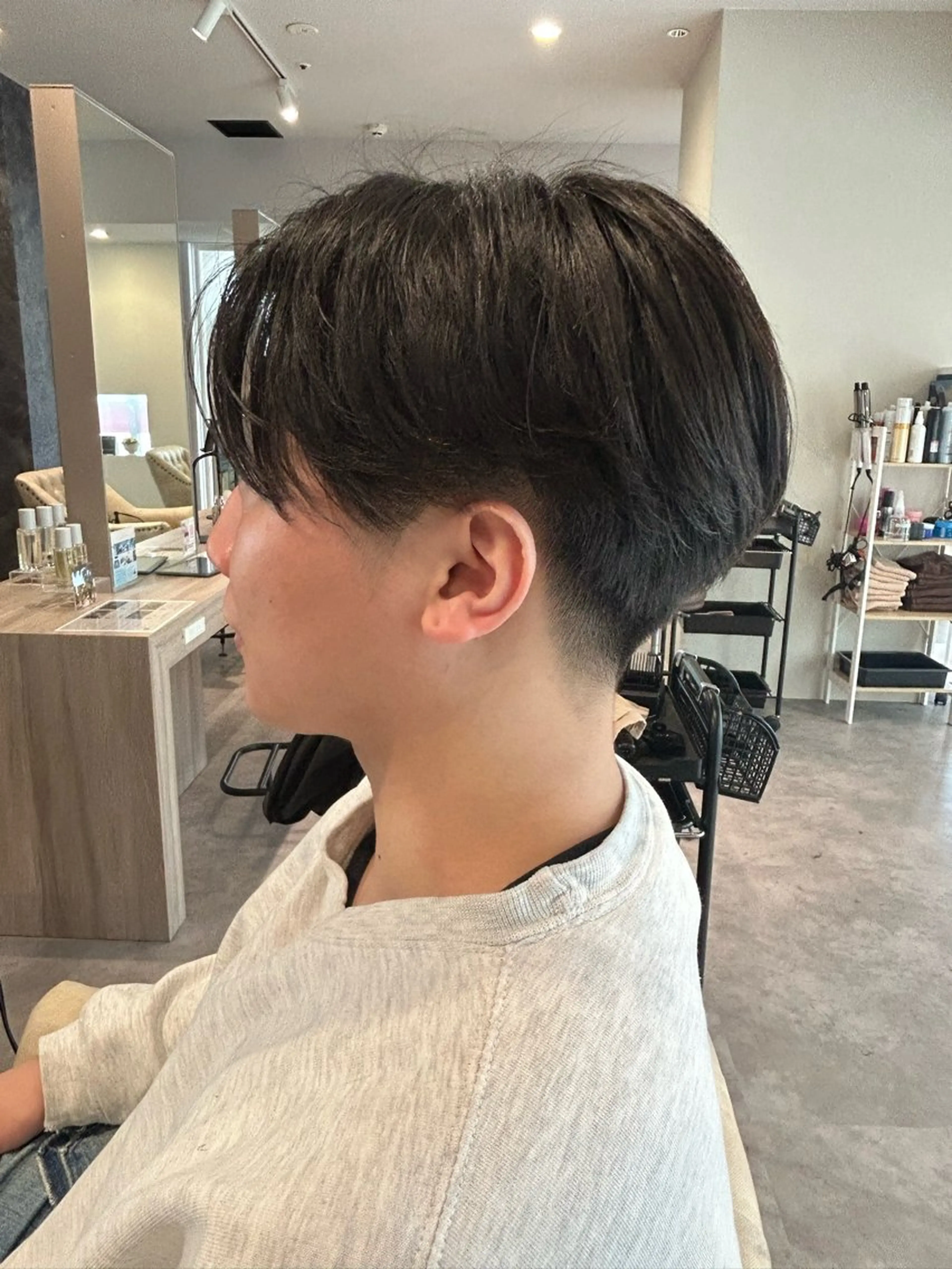 ショート メンズ 五ノ井 一世のヘアスタイル