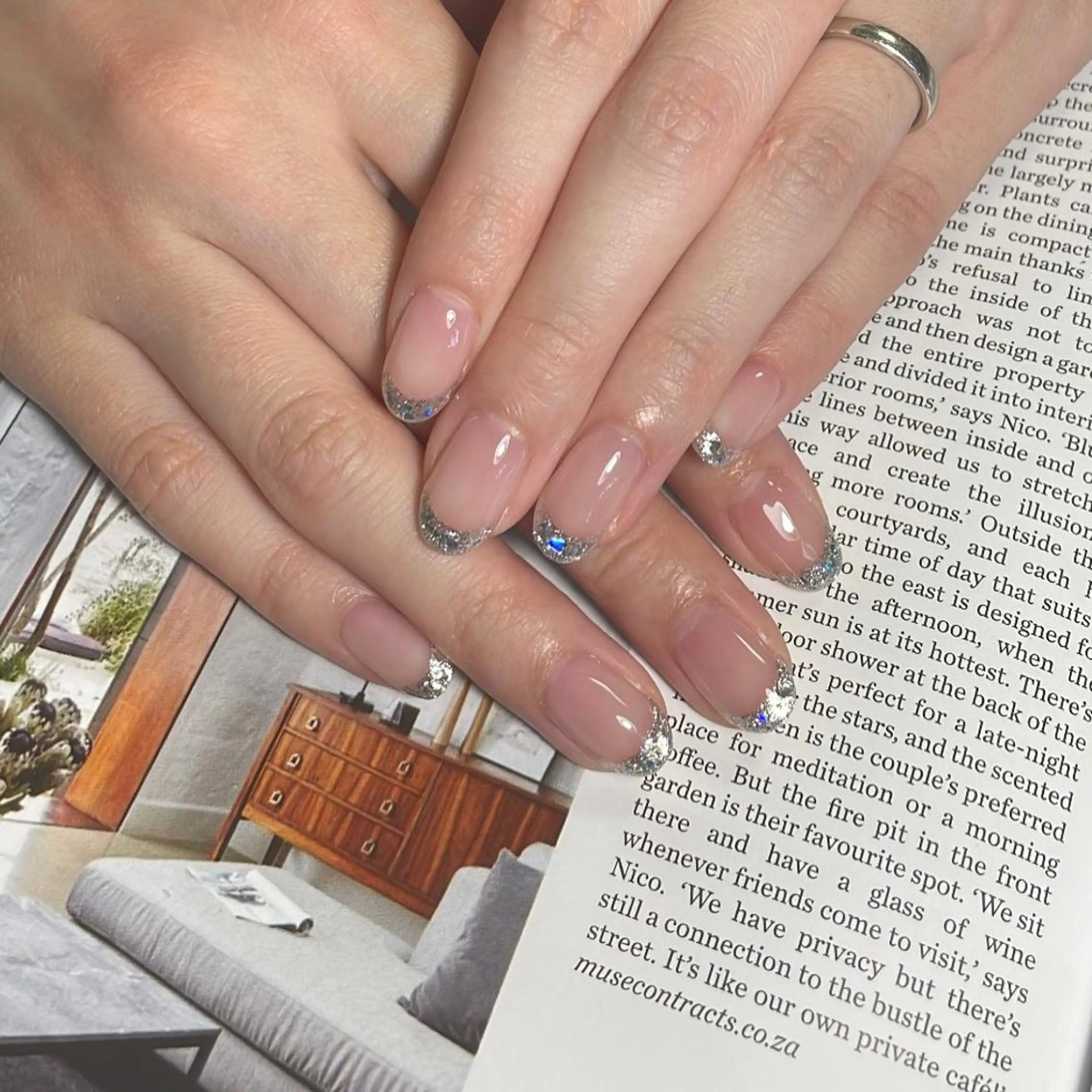 ネイル ブライダルネイル Lofinails ちひろのネイルデザイン