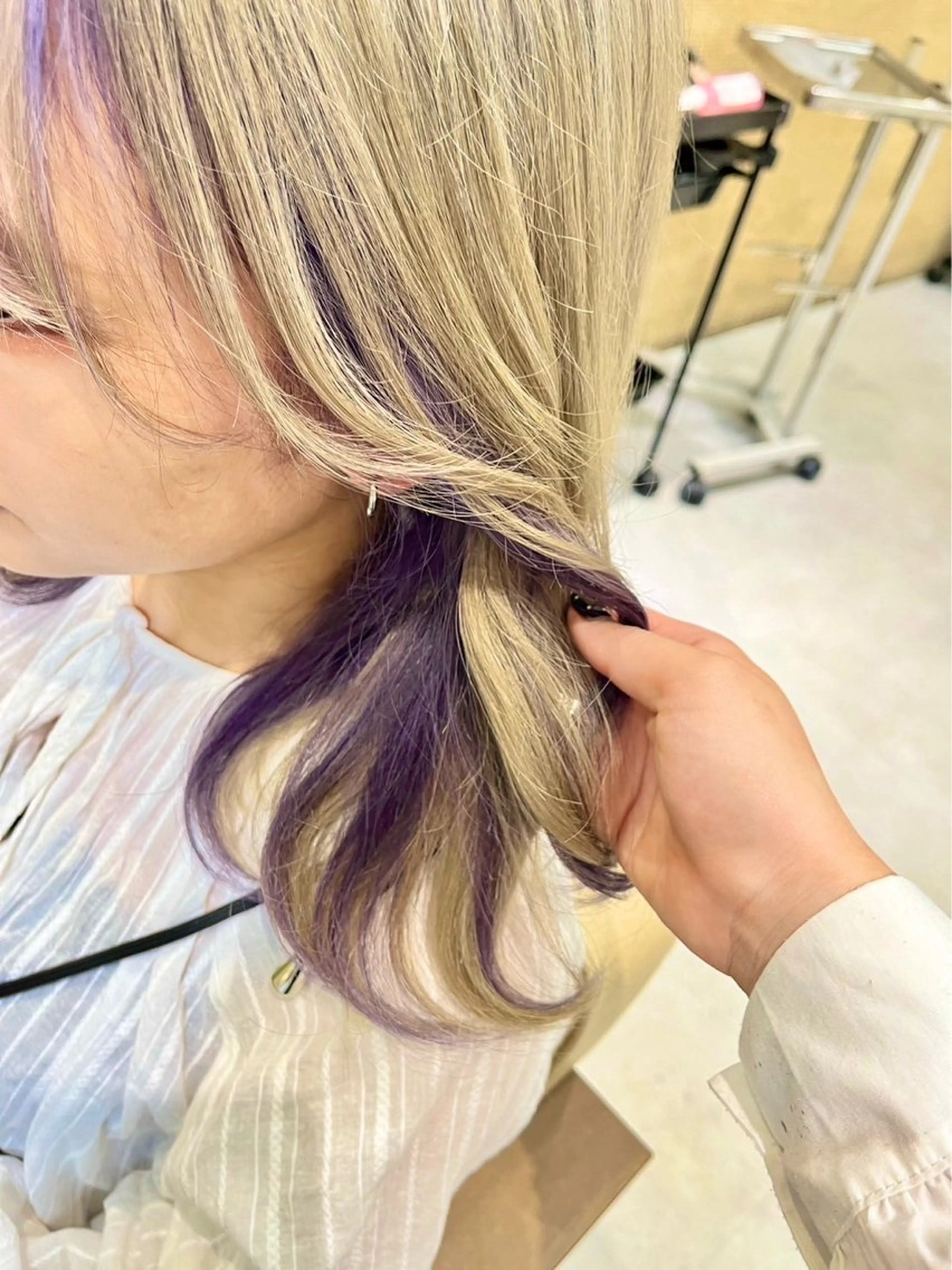 ロング カラー デザインカラー/新百 合ヶ丘/erenaのヘアスタイル