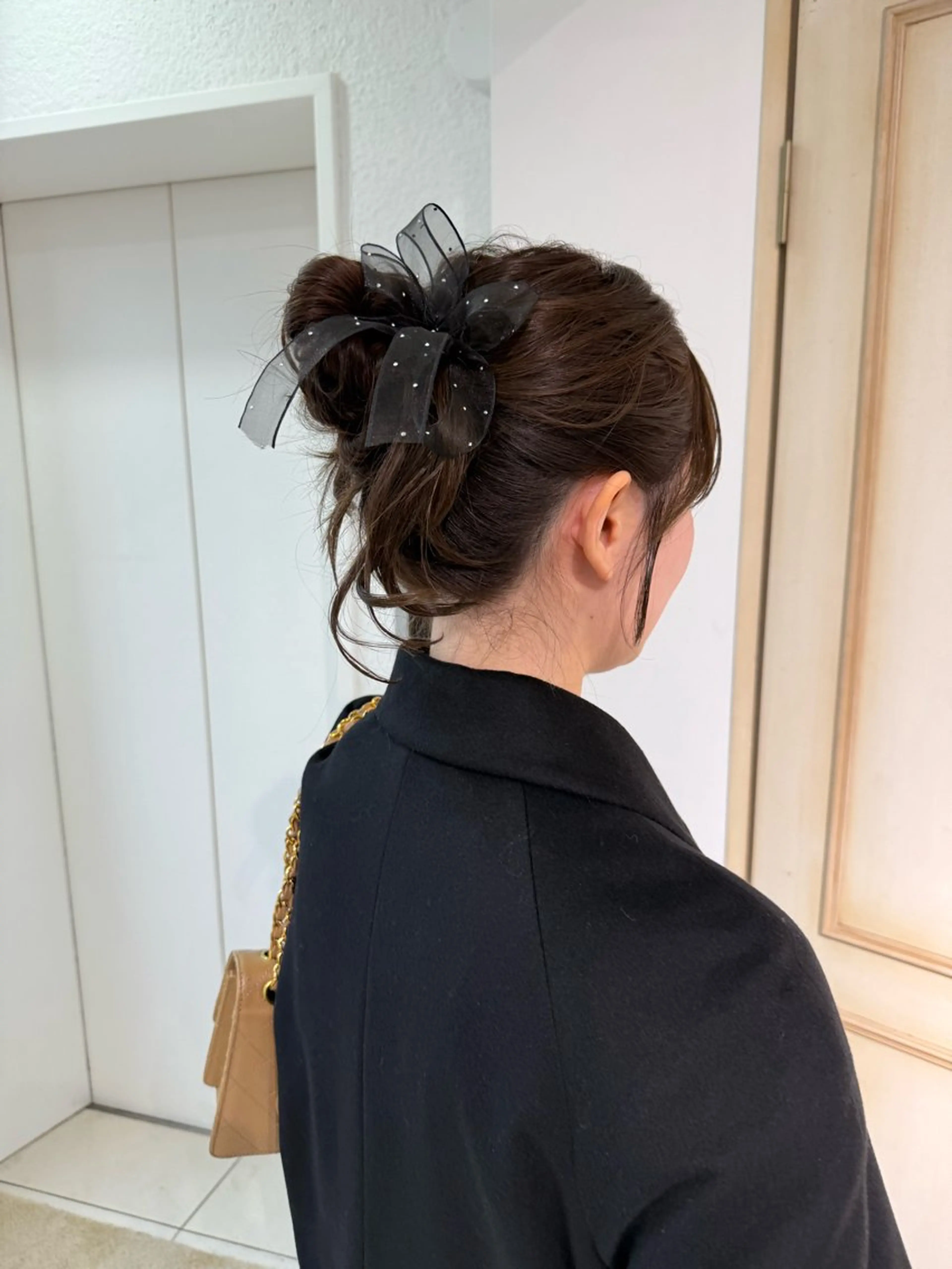 セミロング ヘアアレンジ ヘアセット 髪質改善”透け感" カラー/Hono🪞のヘアスタイル