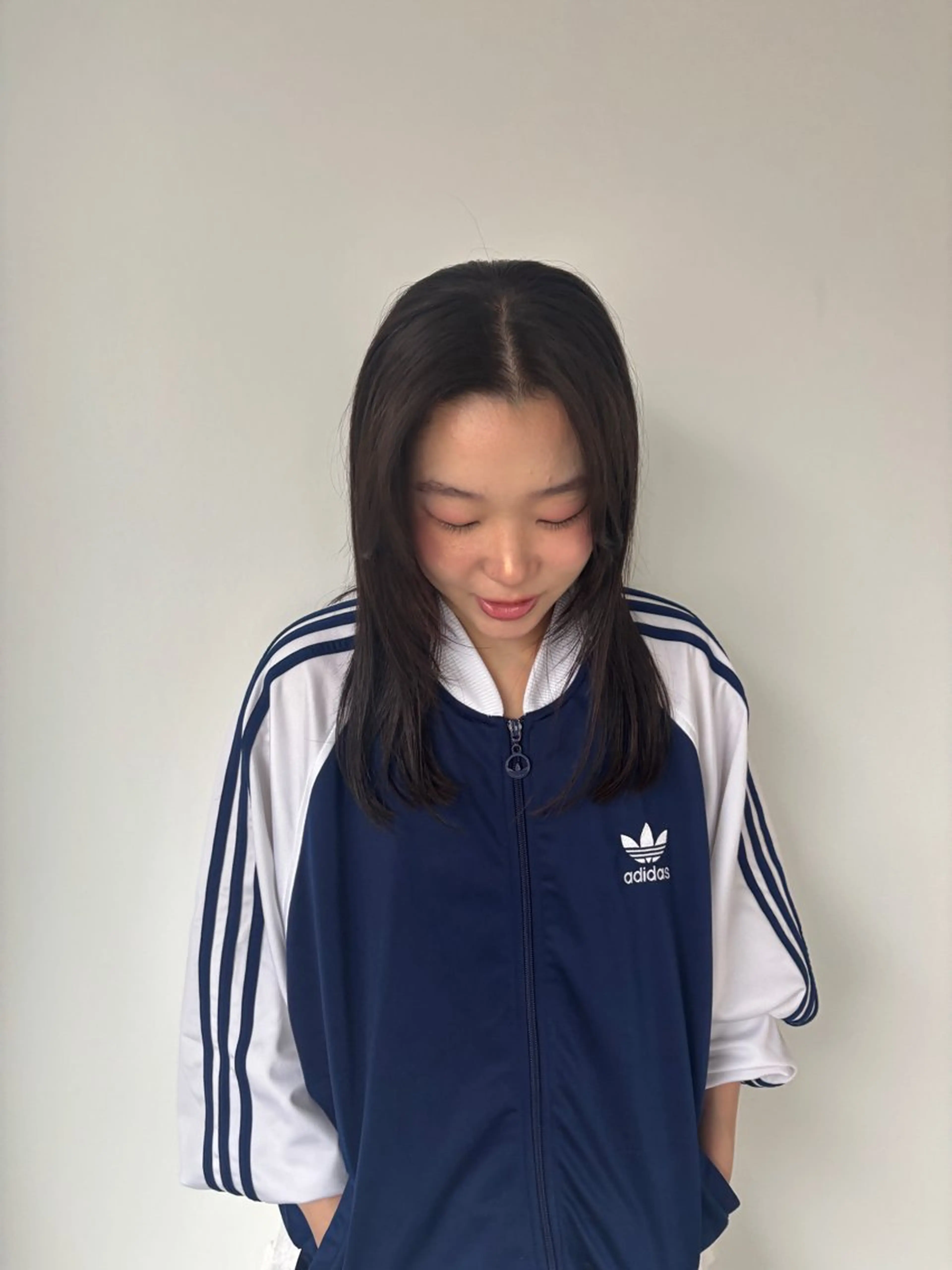 ミディアム カット ヘアカラー ヘッドスパ ボブ/レイヤー/ 梅田/天野川奈緒のヘアスタイル