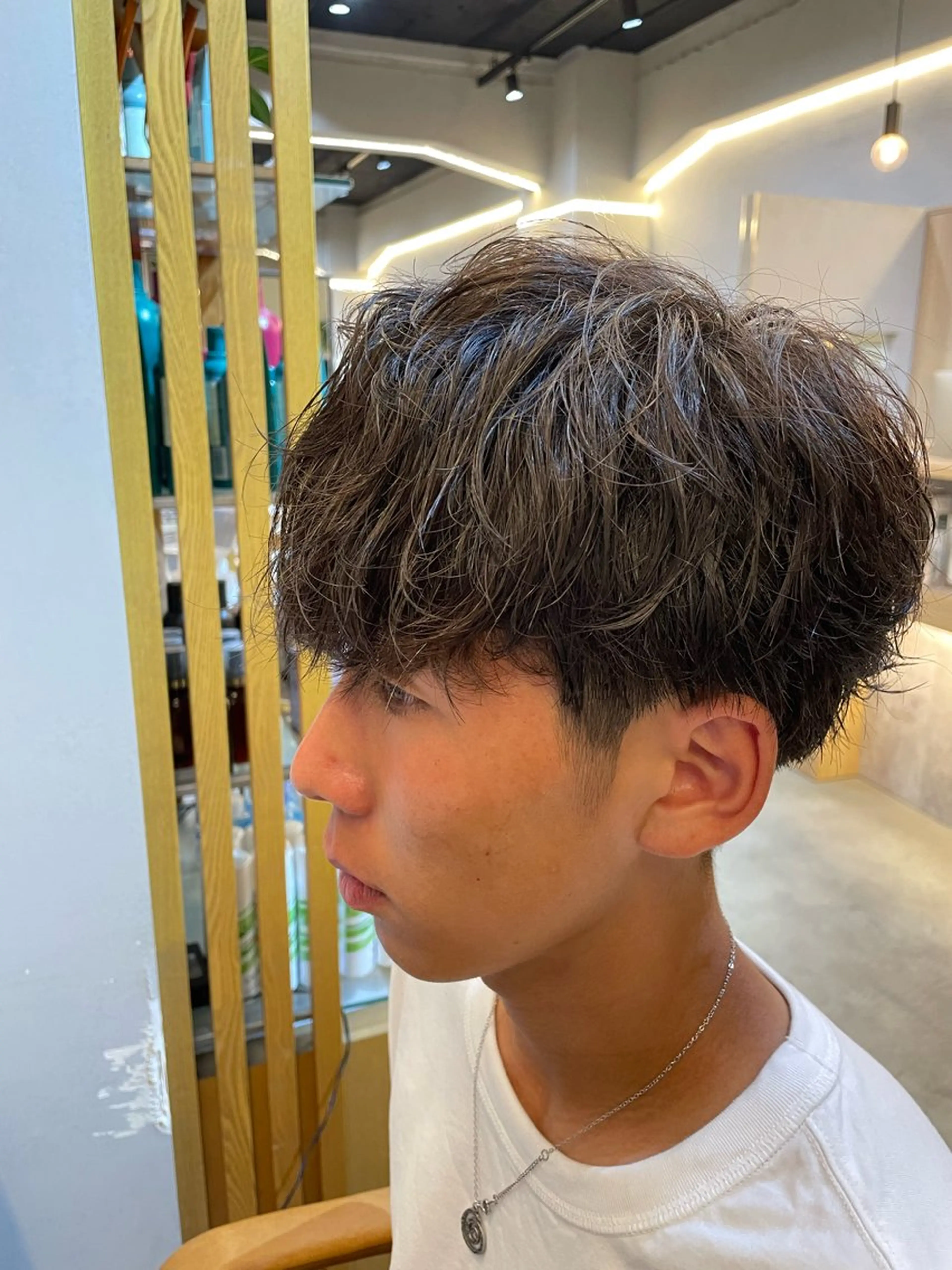 メンズ メンズパーマ パーマ 透明感/暖色カラー いっきのヘアスタイル