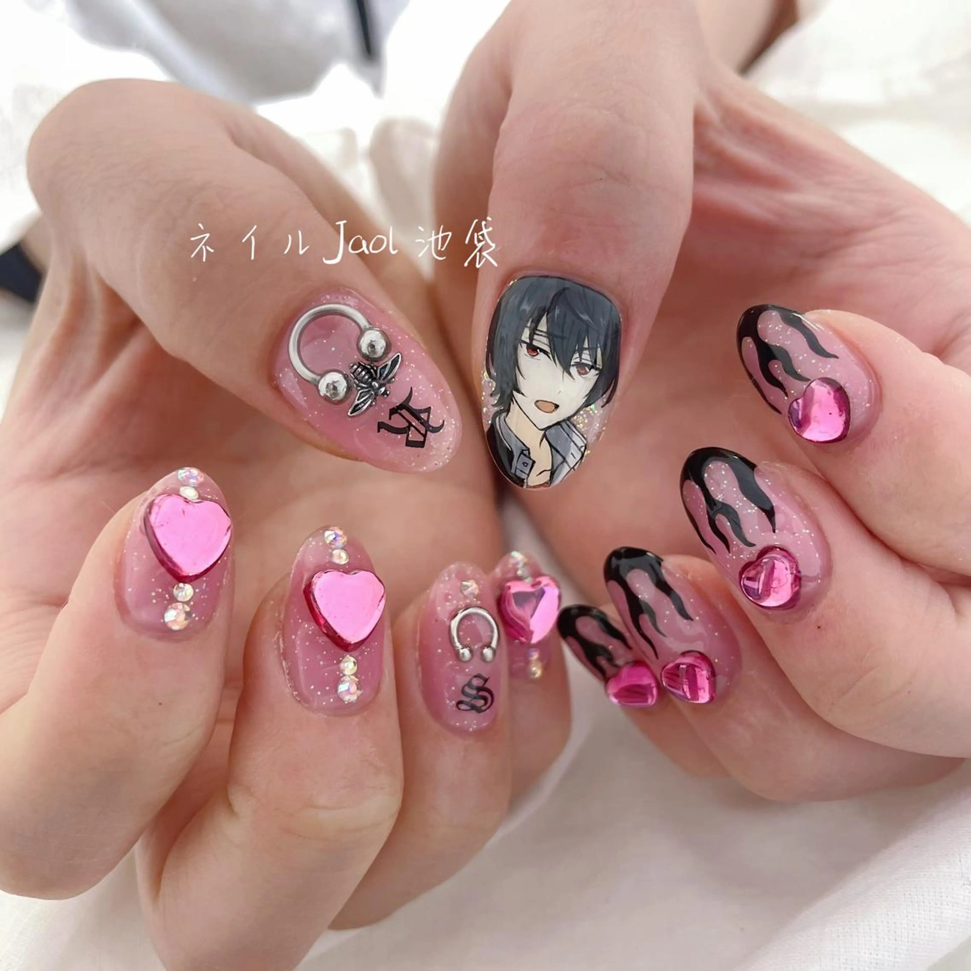 ミディアム nail jaol池袋店所属・ネイルJaol 池袋のネイルデザイン