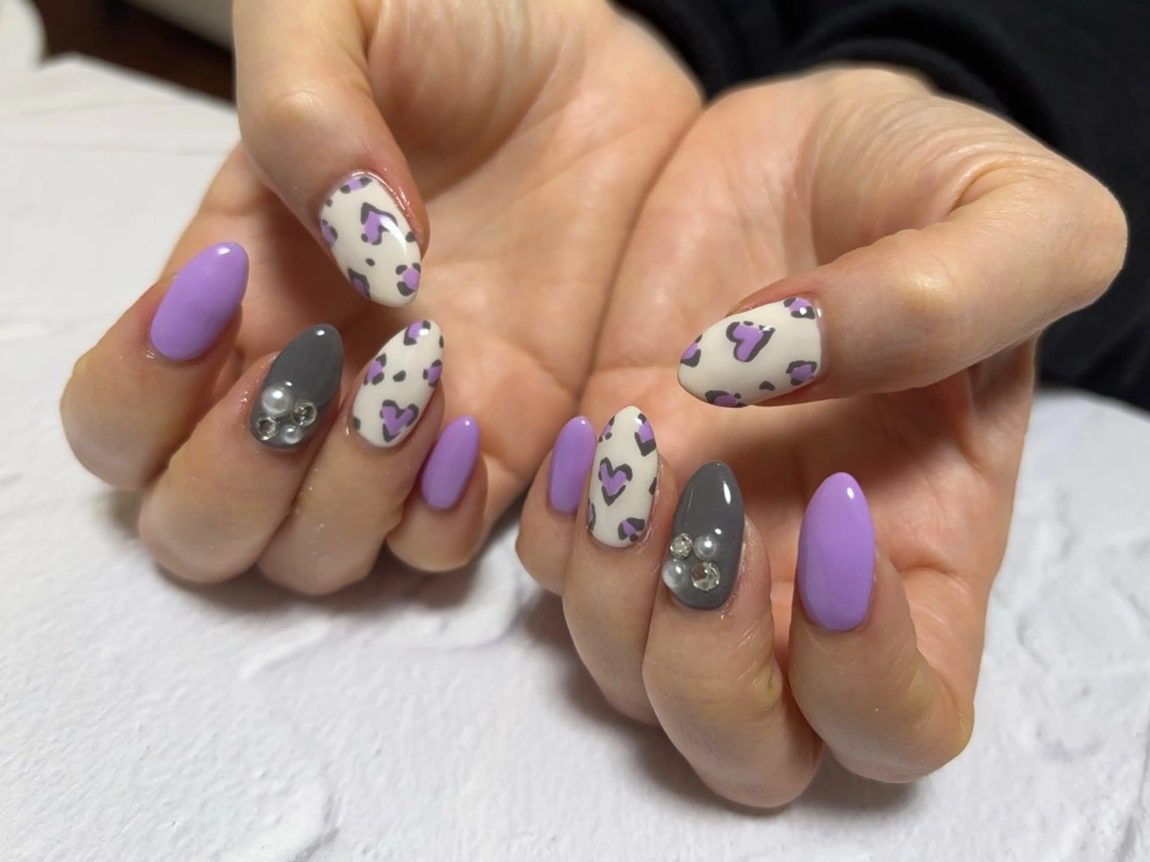 ネイル ハンドネイル 愛川町 あんすりうむのネイルデザイン