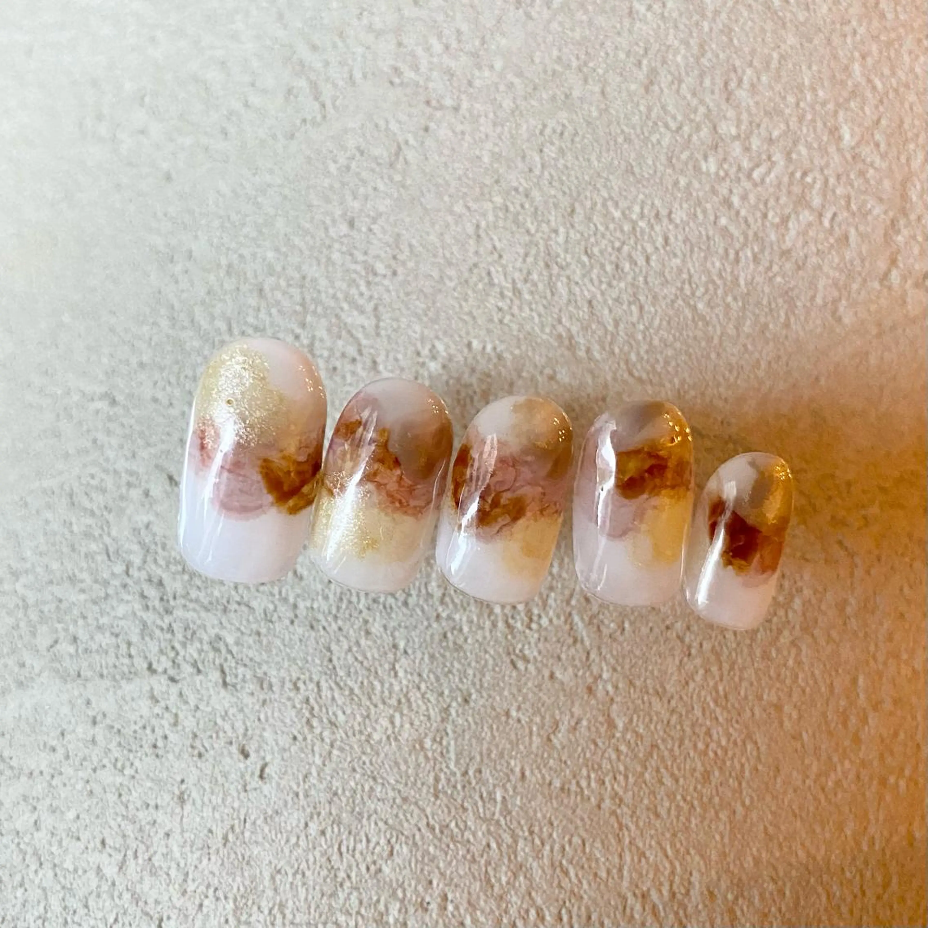 ネイル アートネイル フットネイル ニュアンスネイル 冬ネイル 山田 貴子のネイルデザイン