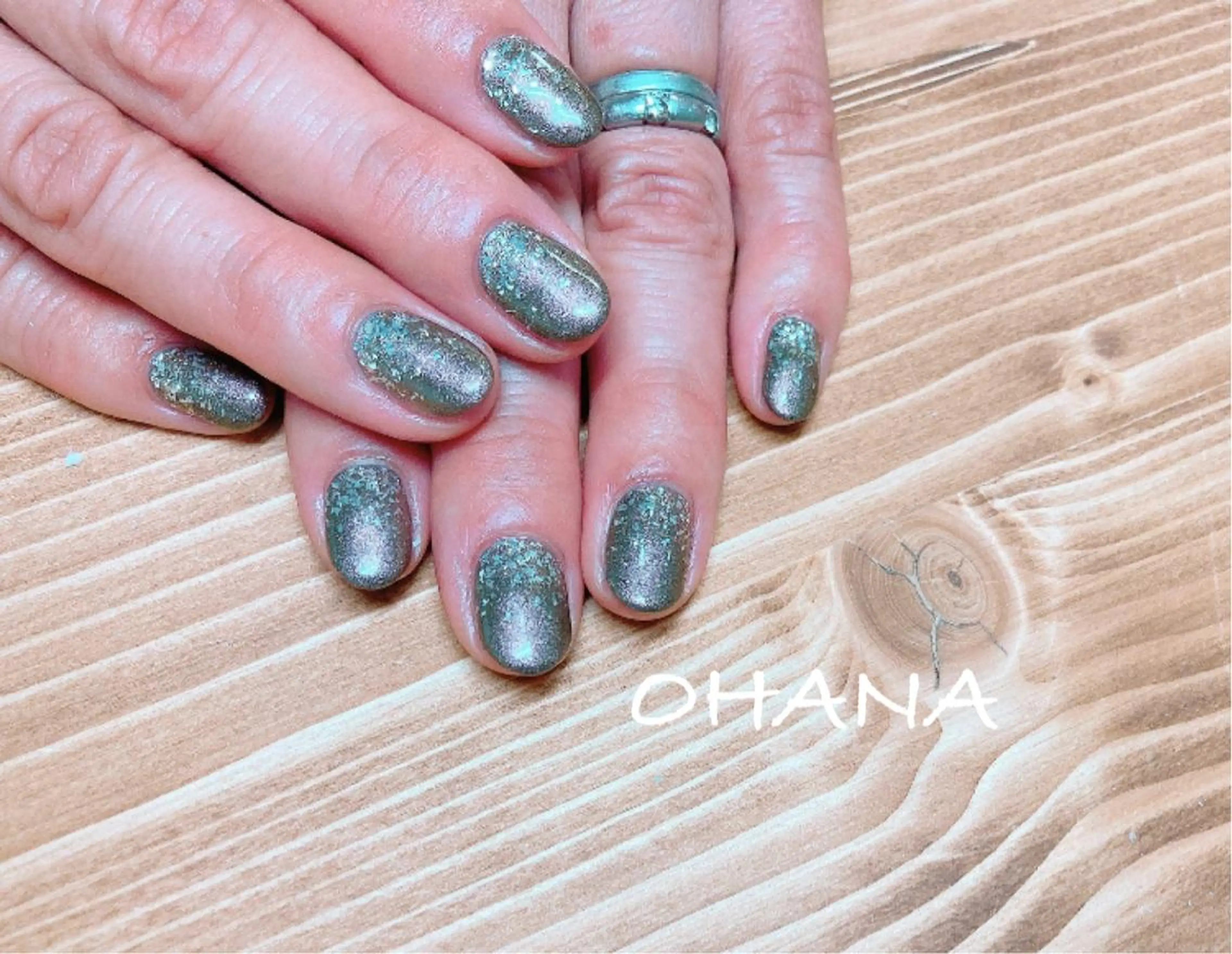 ネイル べっ甲ネイル フットネイル マグネットネイル ミラーネイル ニュアンスネイル nailroom  OHANA所属・nailroom OHANA🌴のネイルデザイン