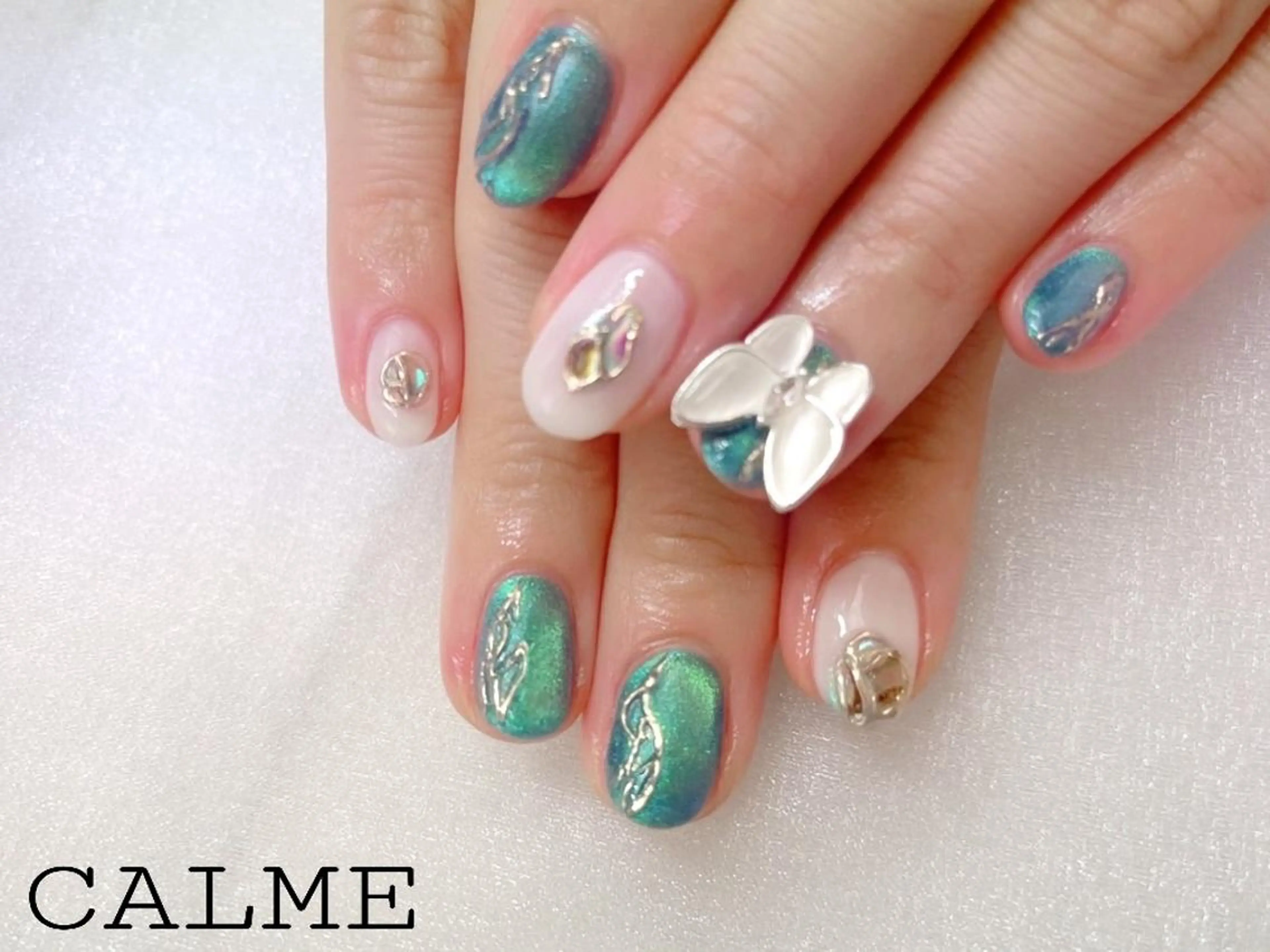 ネイル 持ち込み ハンドネイル CALME ♡のネイルデザイン