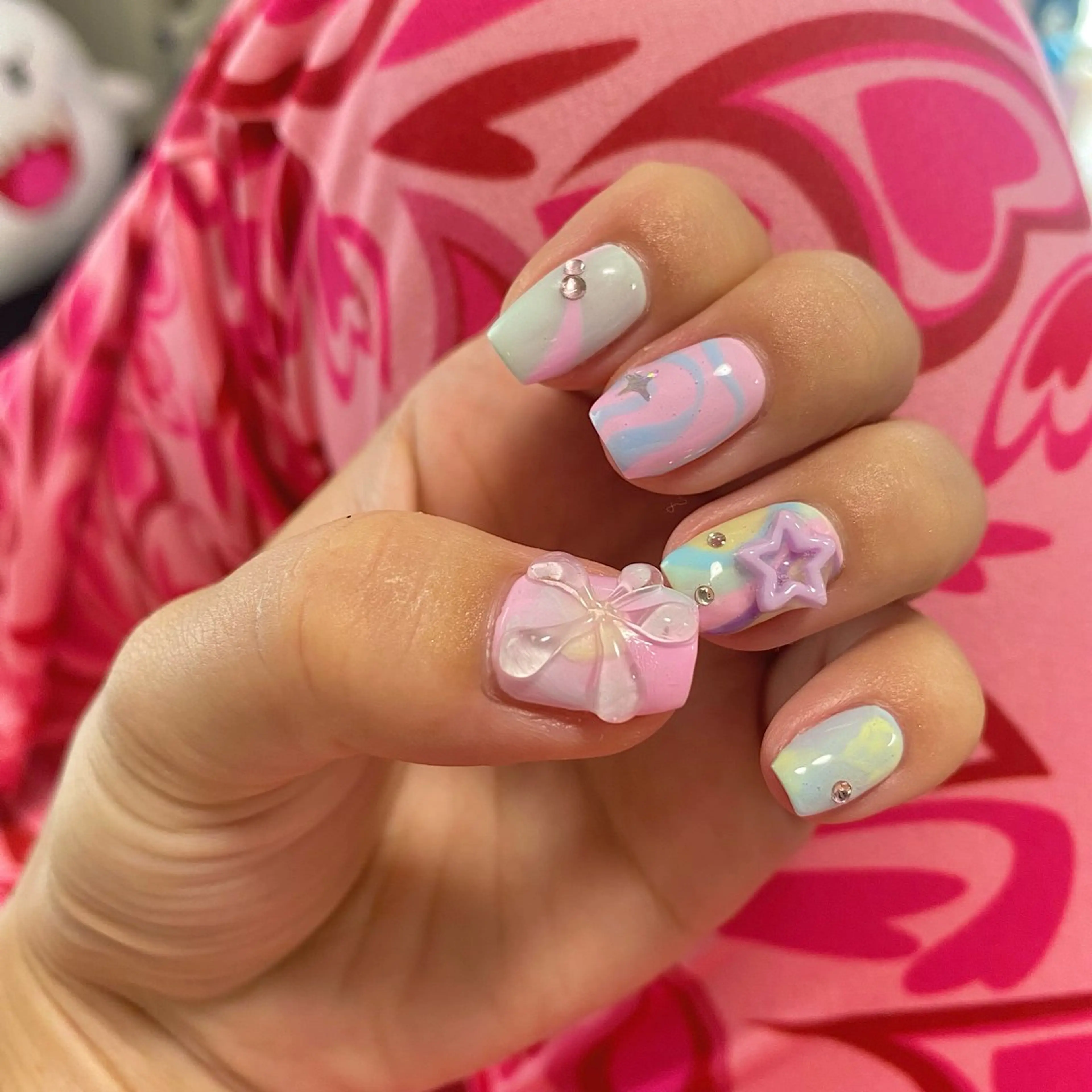 ネイル パステルネイル BelireMaa Nail&eyeのネイルデザイン
