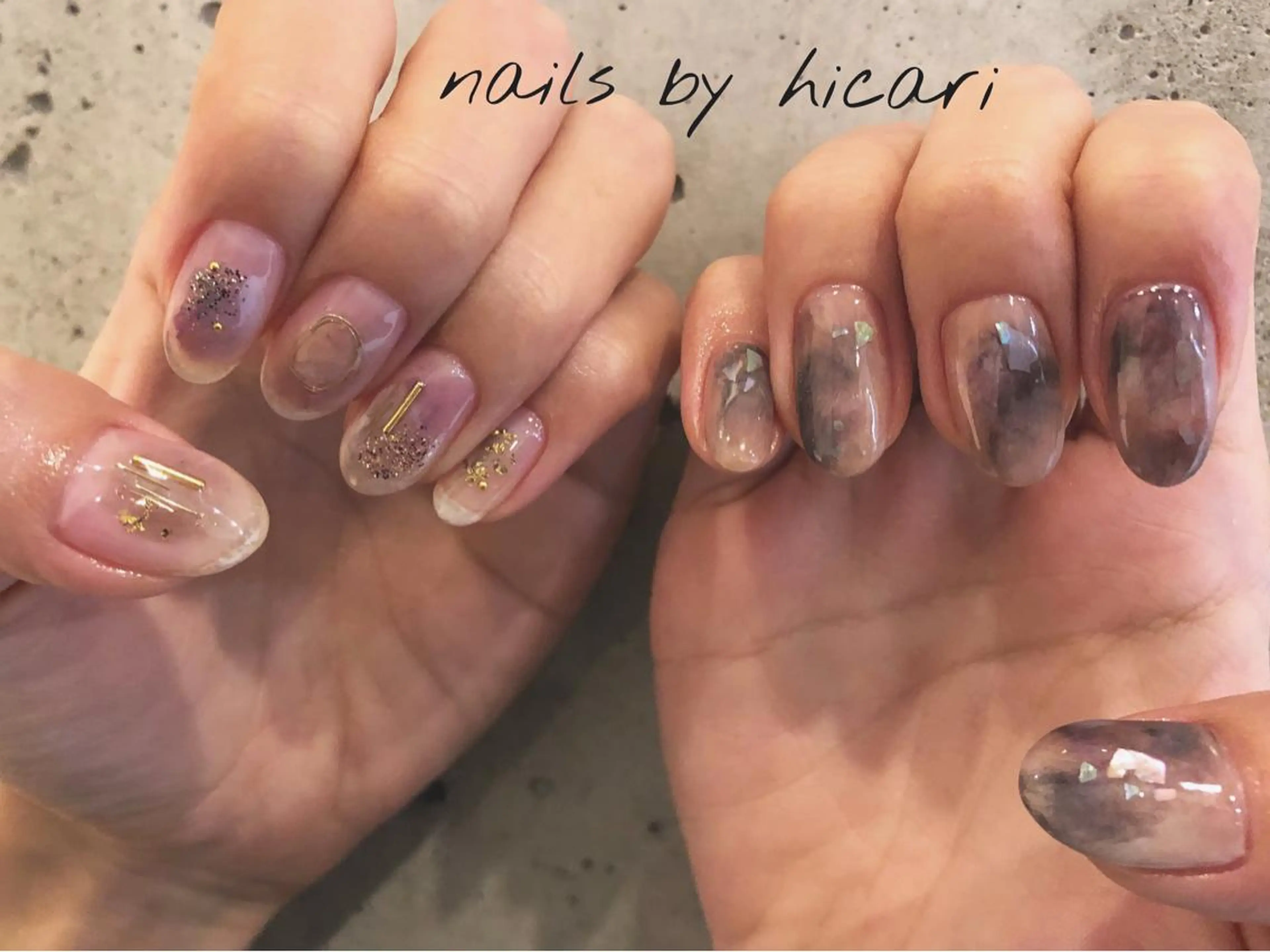 ショート カラー キッズ ネイル マツエク・マツパ illum hicariのネイルデザイン