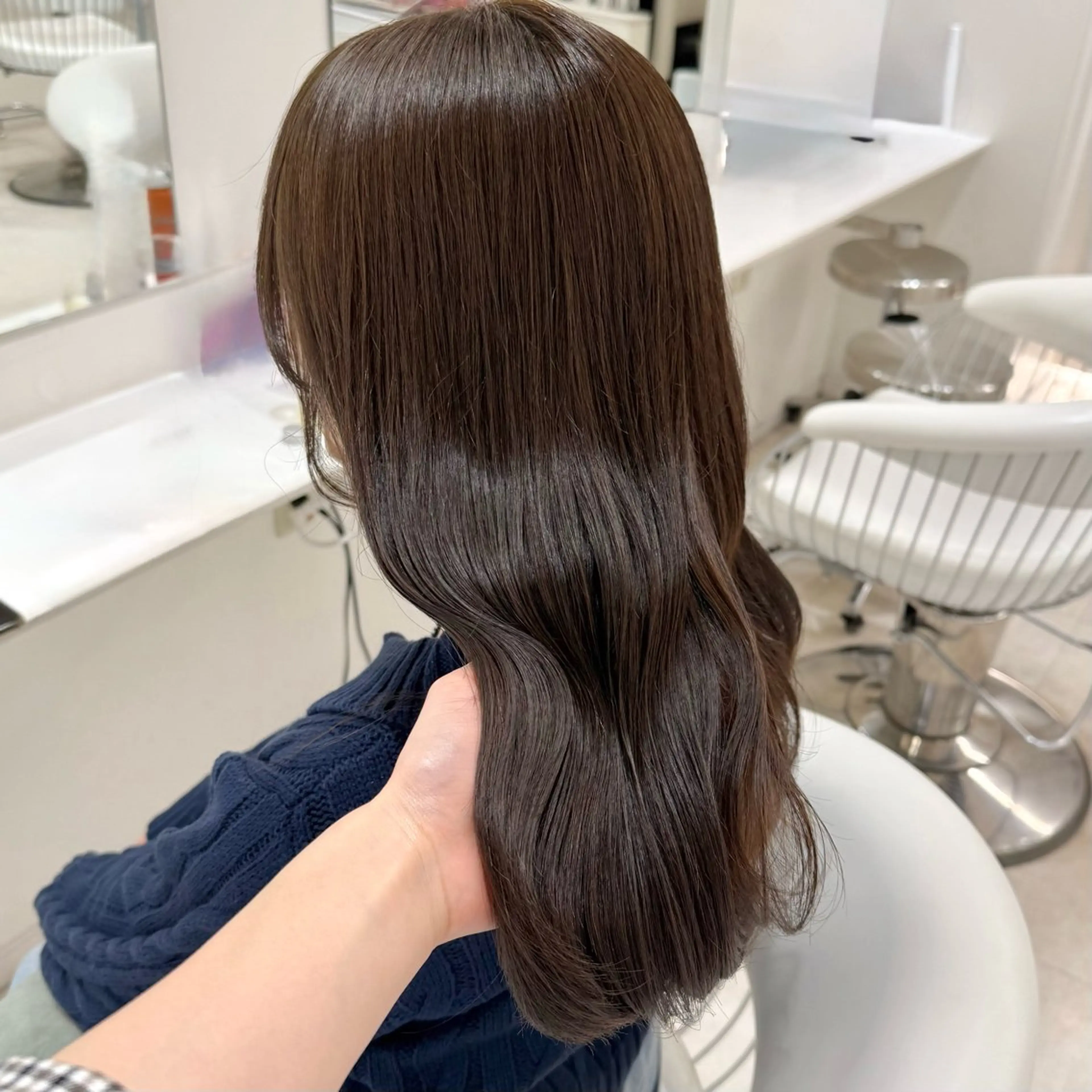 ミディアム カラー ヘアカラー ParveMix￤ 大賀さつき🍨🤍のヘアスタイル