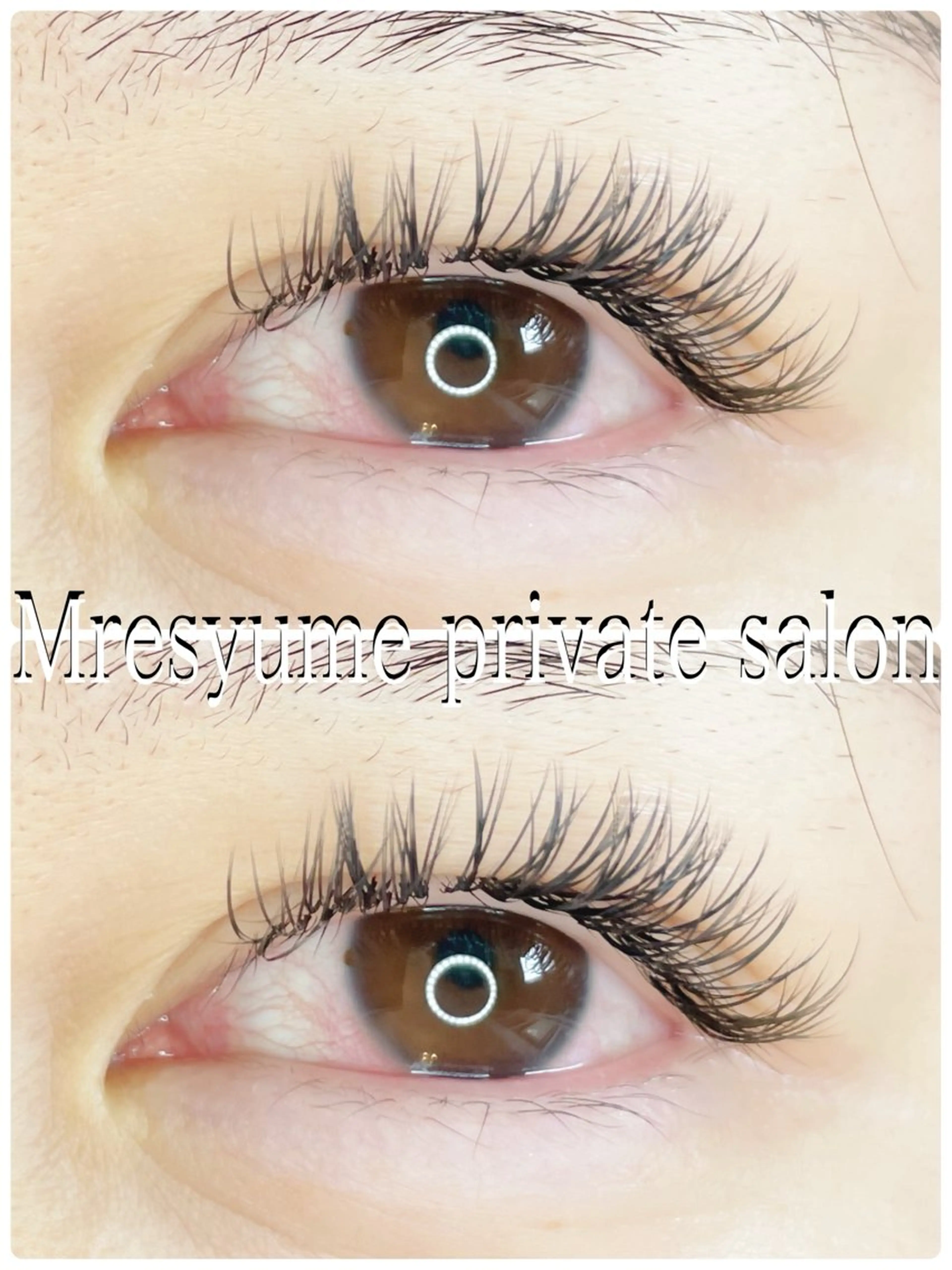 マツエク・マツパ Mresyume MAYUのマツエク・マツパデザイン