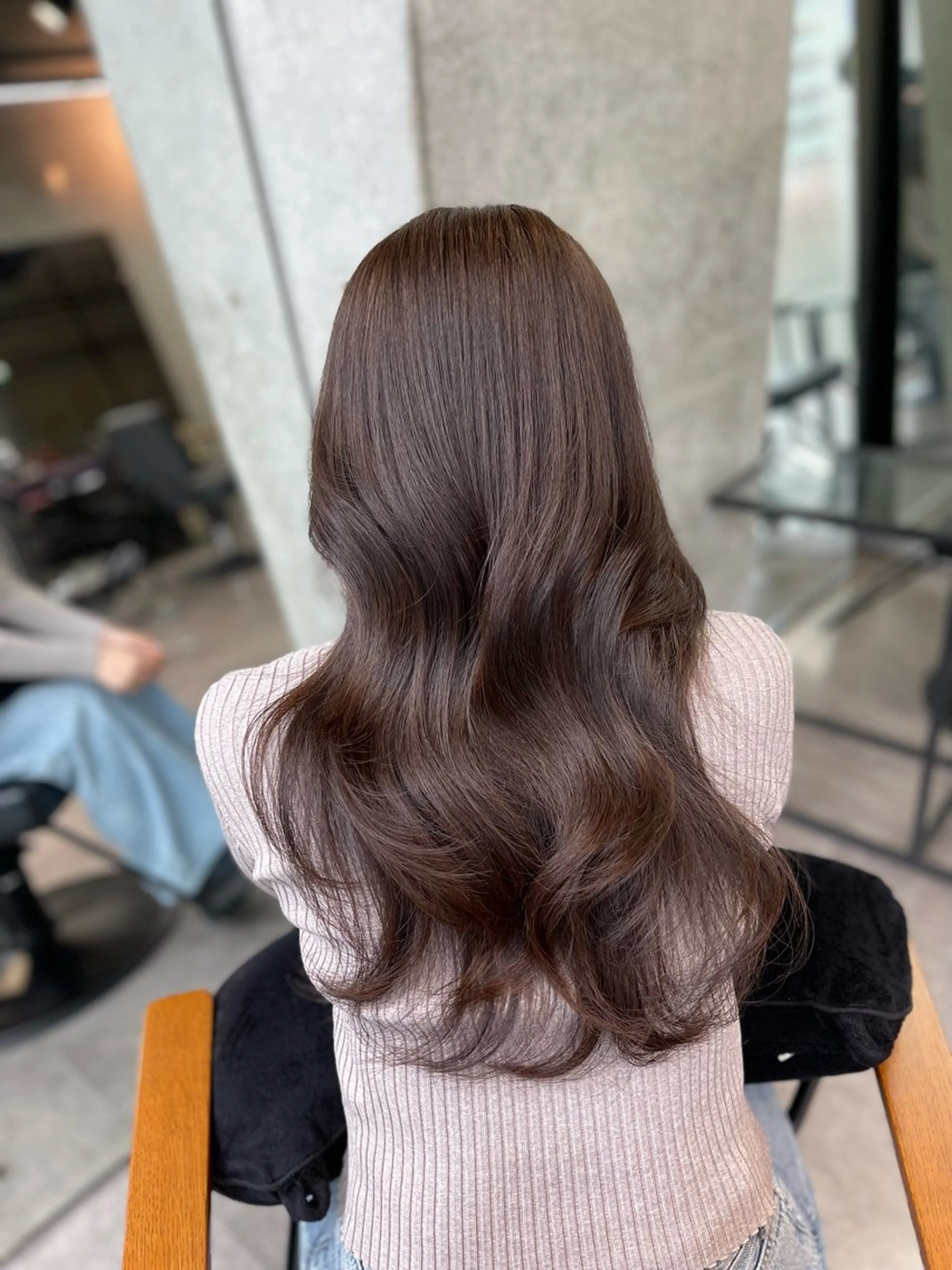 セミロング カラー カット ヘアカラー 髪質改善/堀江 ケアカラーtoshiのヘアスタイル
