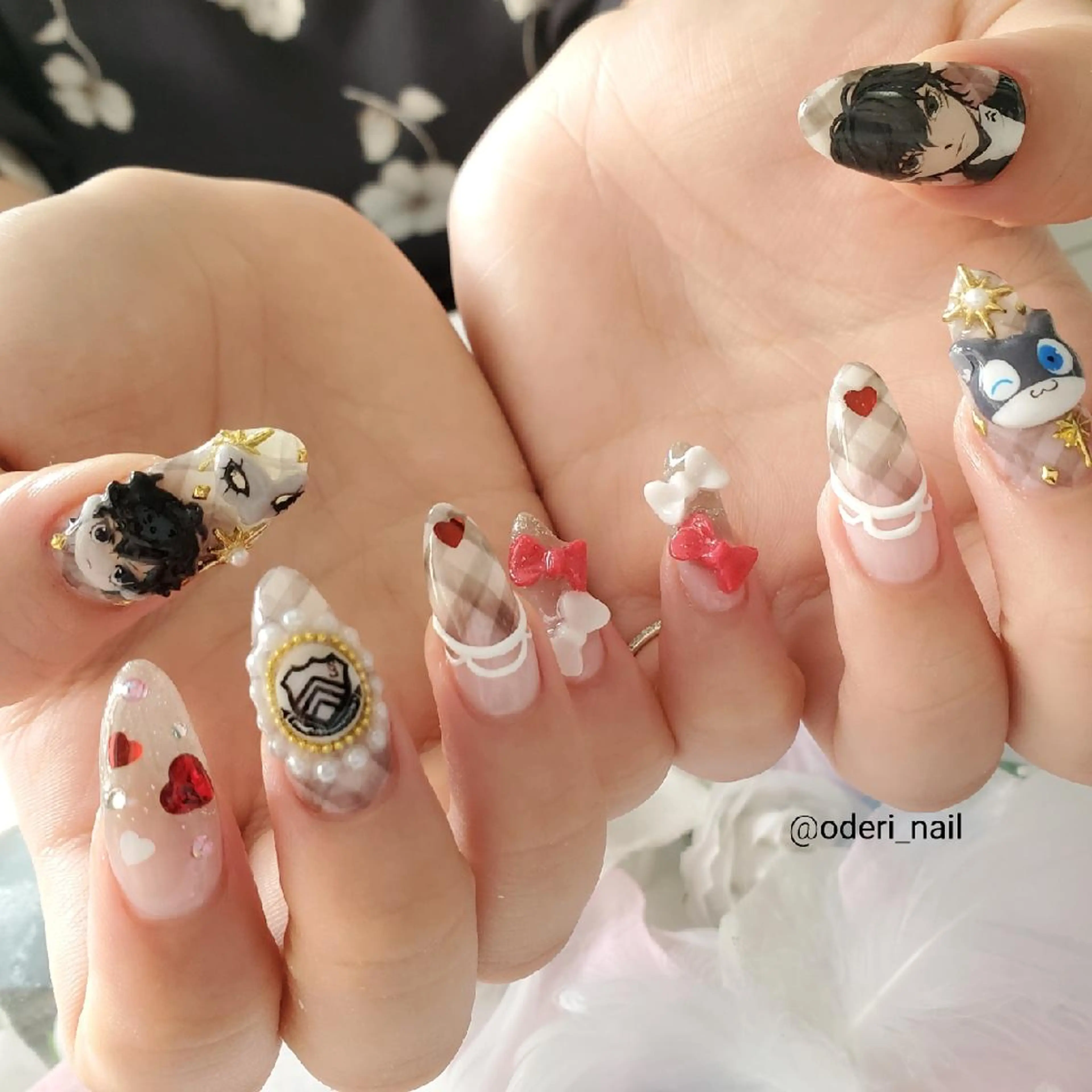 ネイル アートネイル ジェルネイル おで@ oderi_nailのネイルデザイン