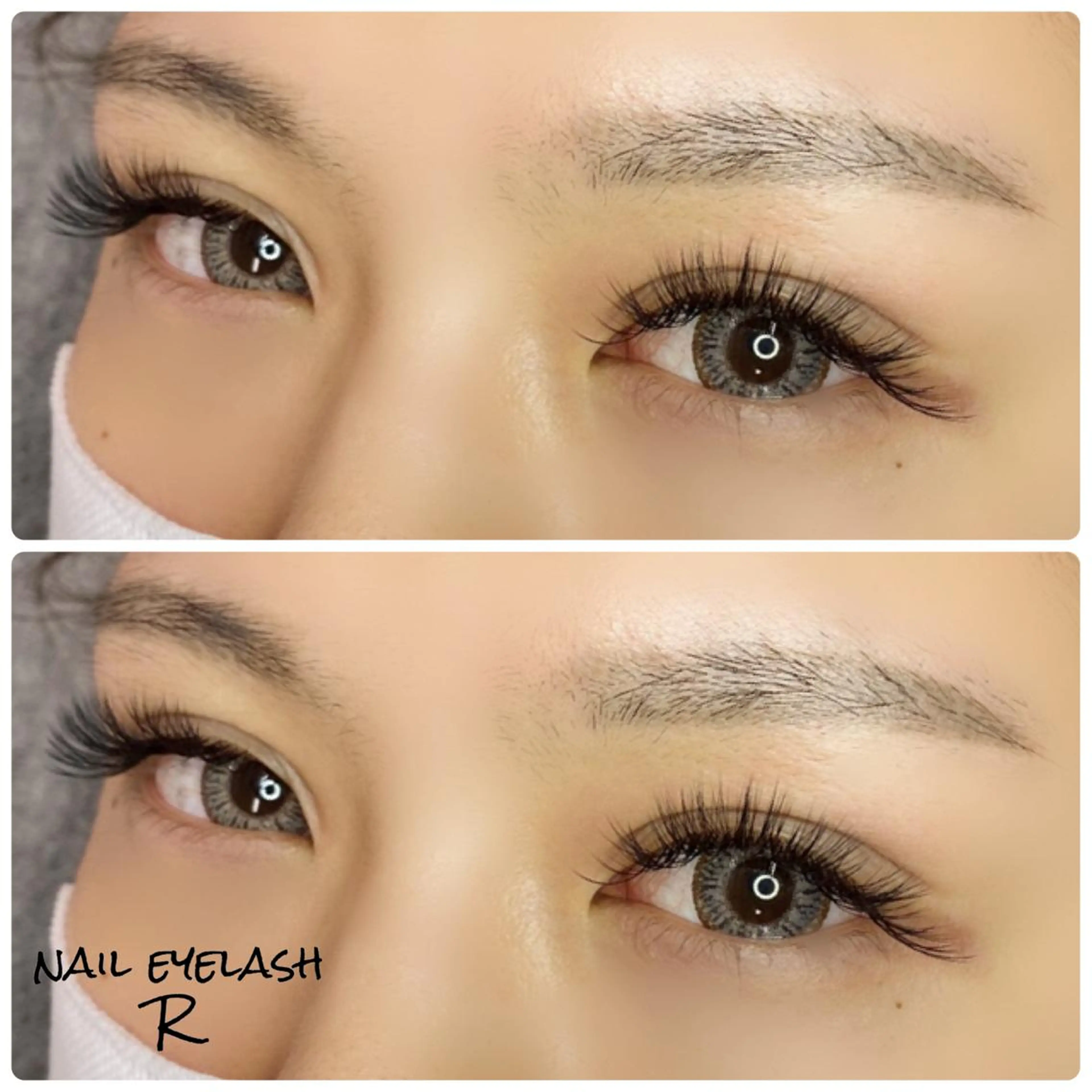 マツエク・マツパ 束感まつ毛 ボリュームラッシュ eyelash R𓇼eri🐈️の眉毛・アイブロウイメージ