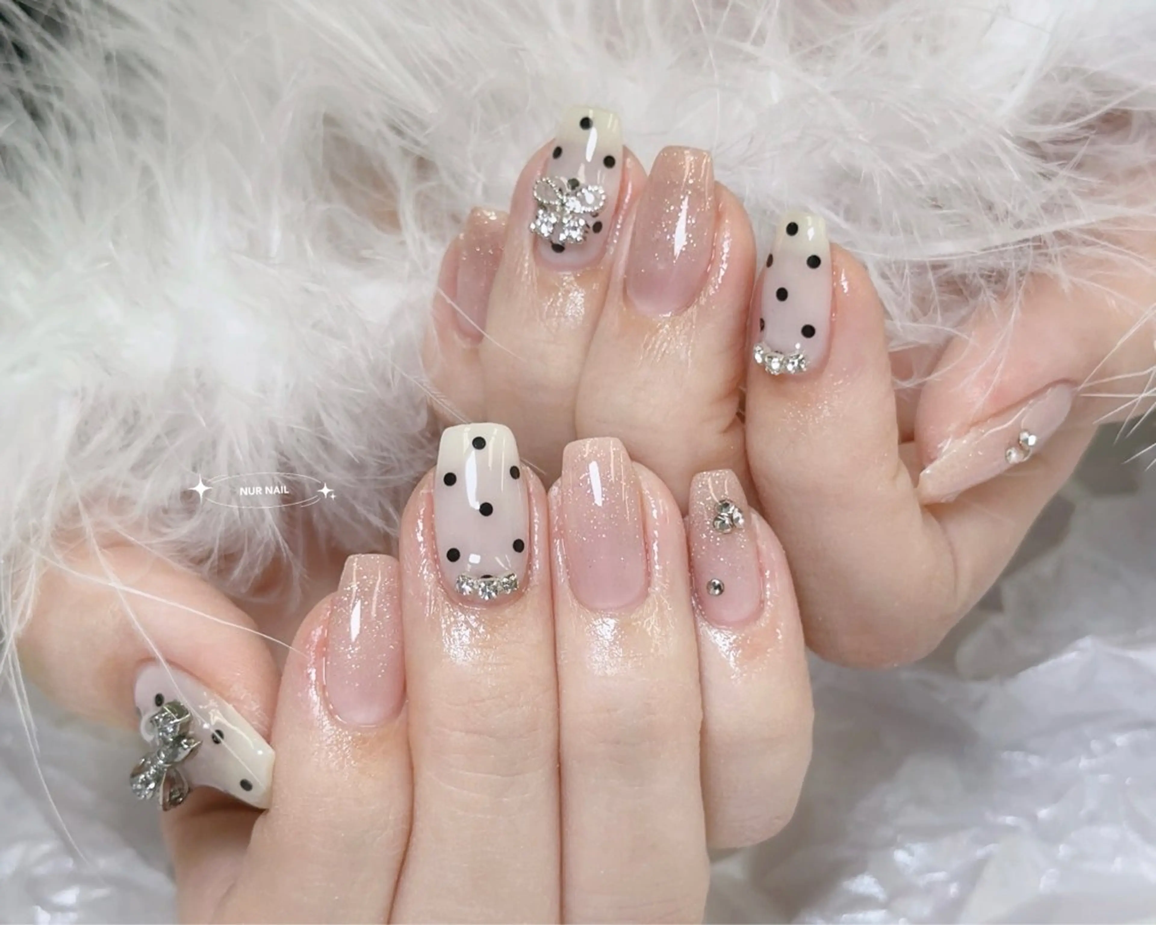 【ハンド】初回ソフトジェルオフ無料🌸持ち込みデザイン120分【アート6本まで】他ワンカラー/ラメグラの写真