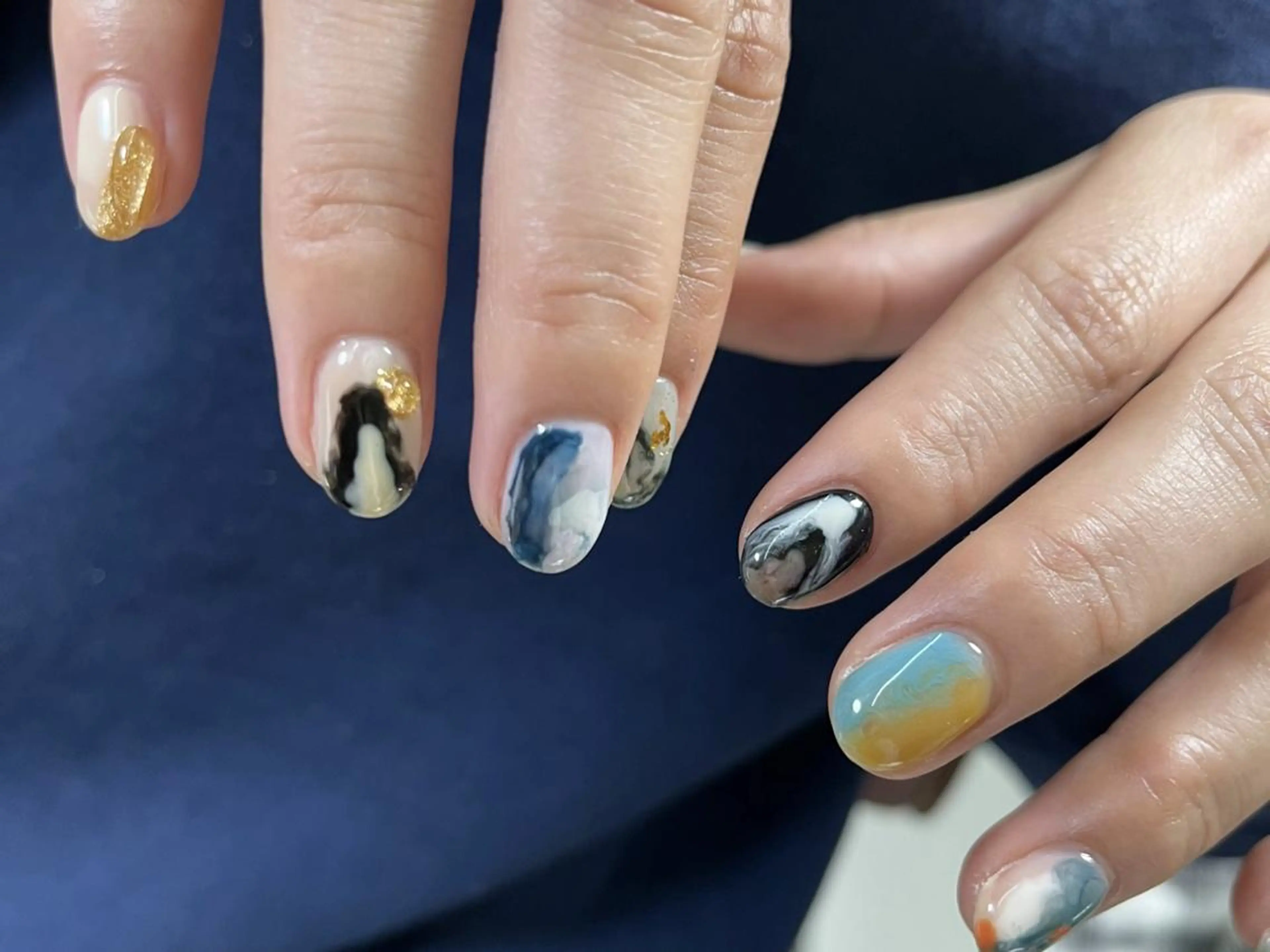 ネイル ハンドネイル na🎀🎀na ちゅるちゅるのネイルデザイン