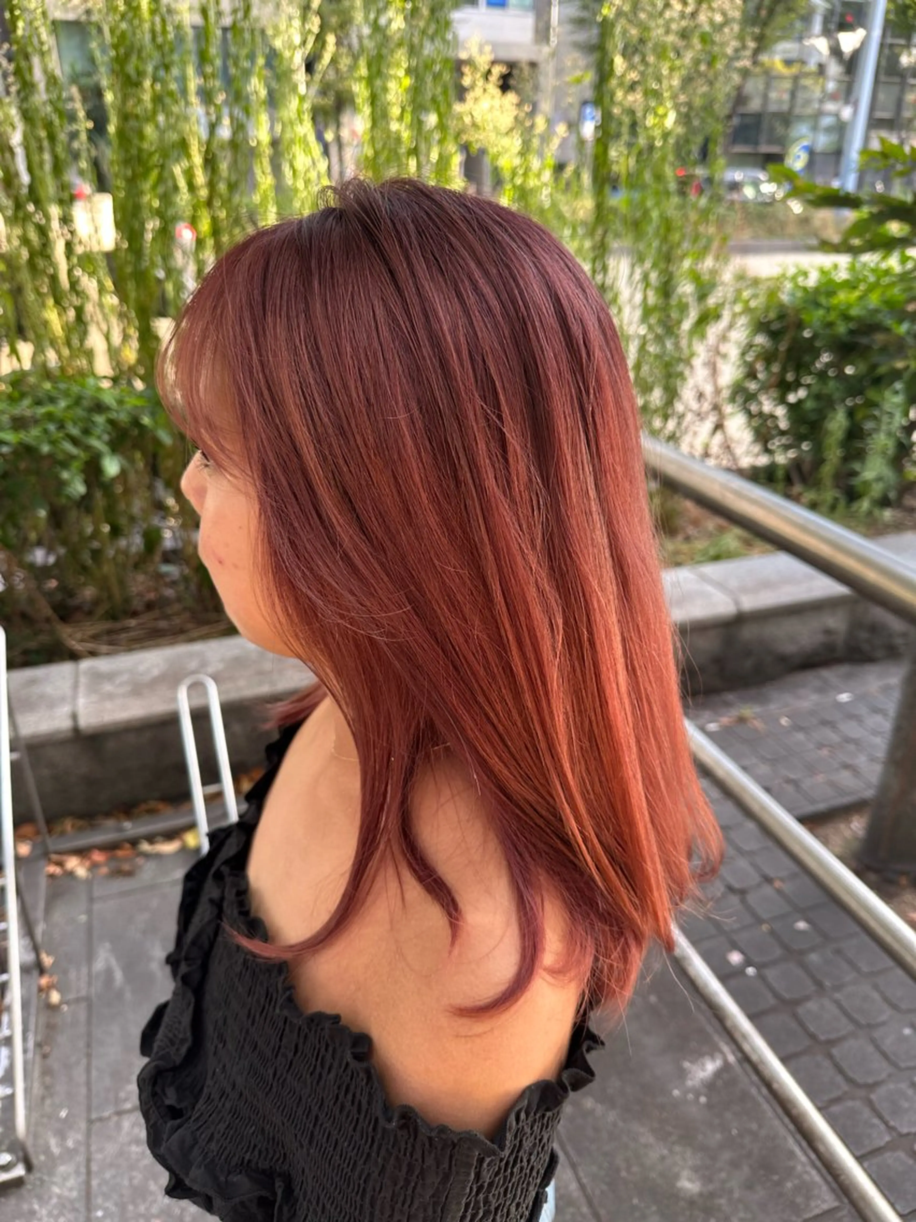 セミロング ヘアカラー トリートメント 脇坂 誠也のヘアスタイル