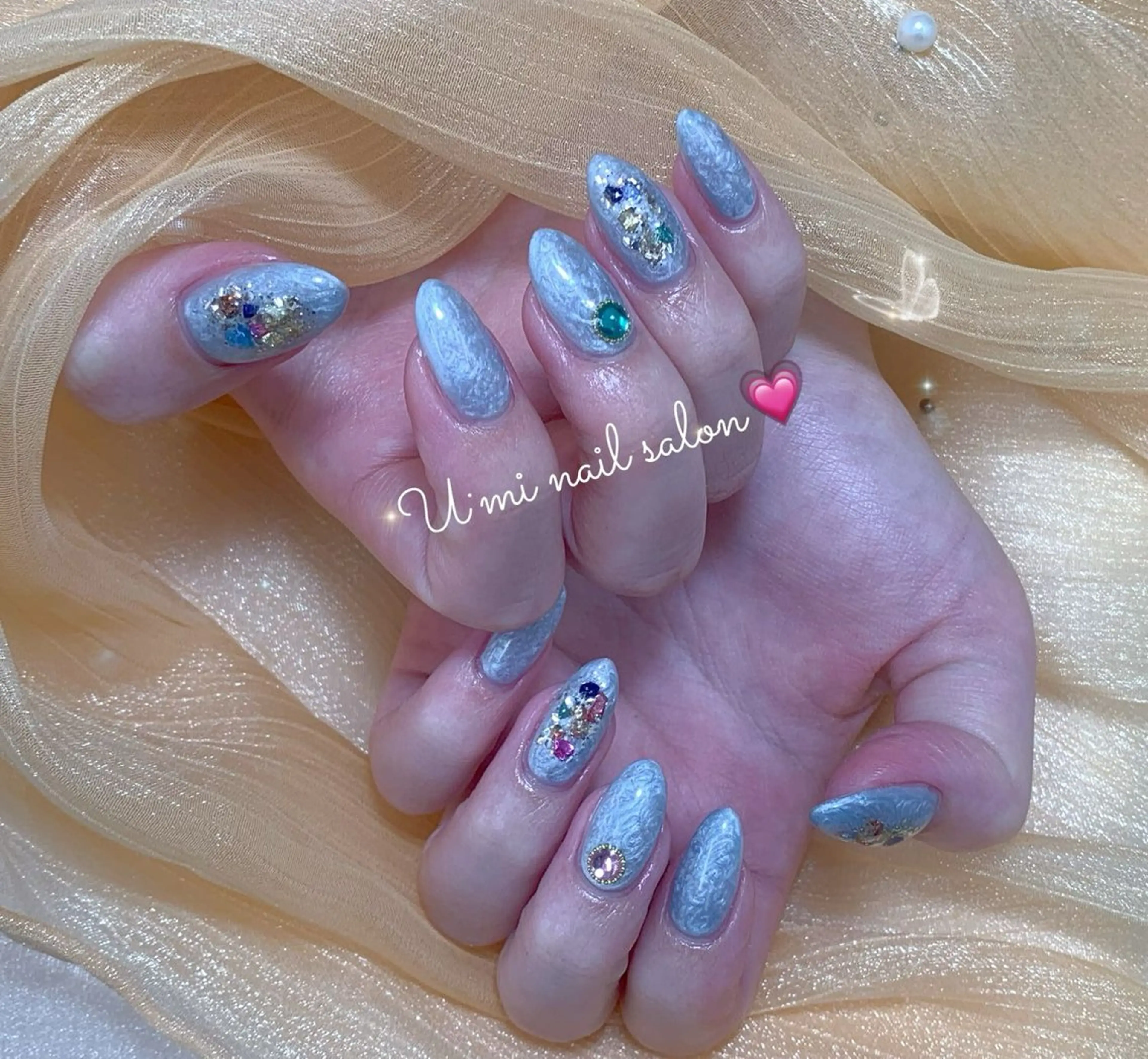 ネイル ハンドネイル u・mi  上野御徒町パラジェルのネイルデザイン