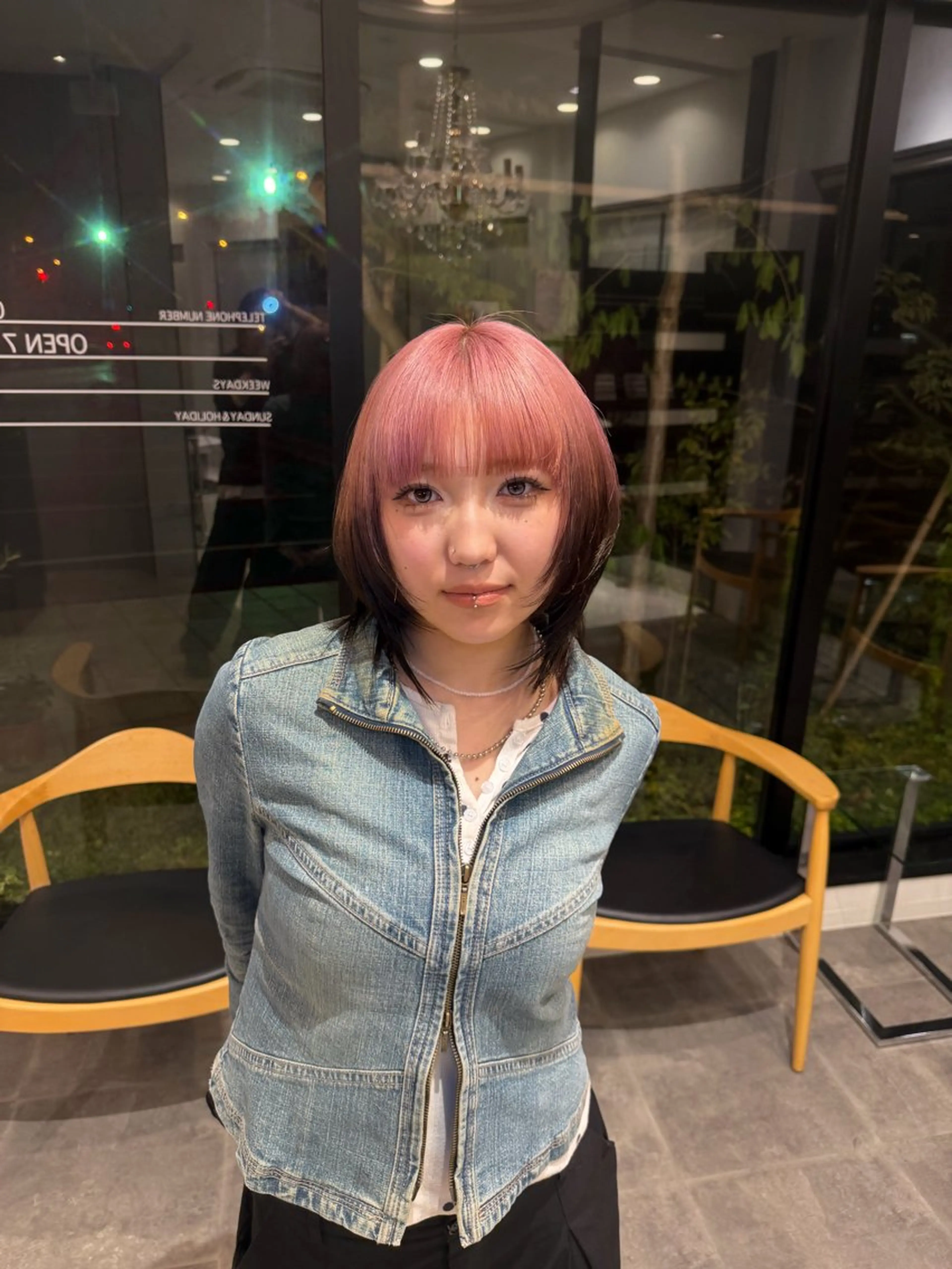 ミディアム 大野 智亜里のヘアスタイル